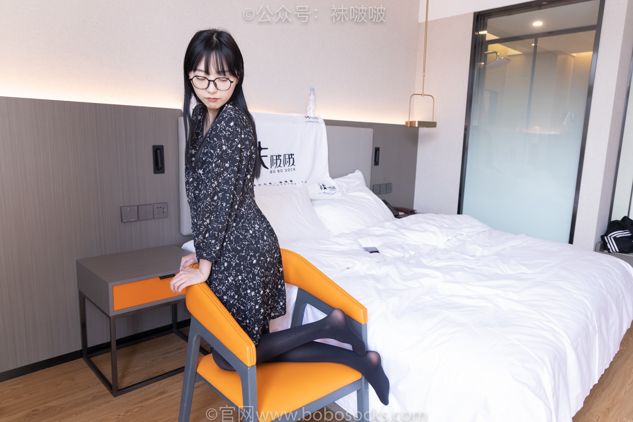 图片[130]-[BoBoSocks袜啵啵]NO.064 稚予-平底鞋、厚黑丝[137P] – 速更版-美库