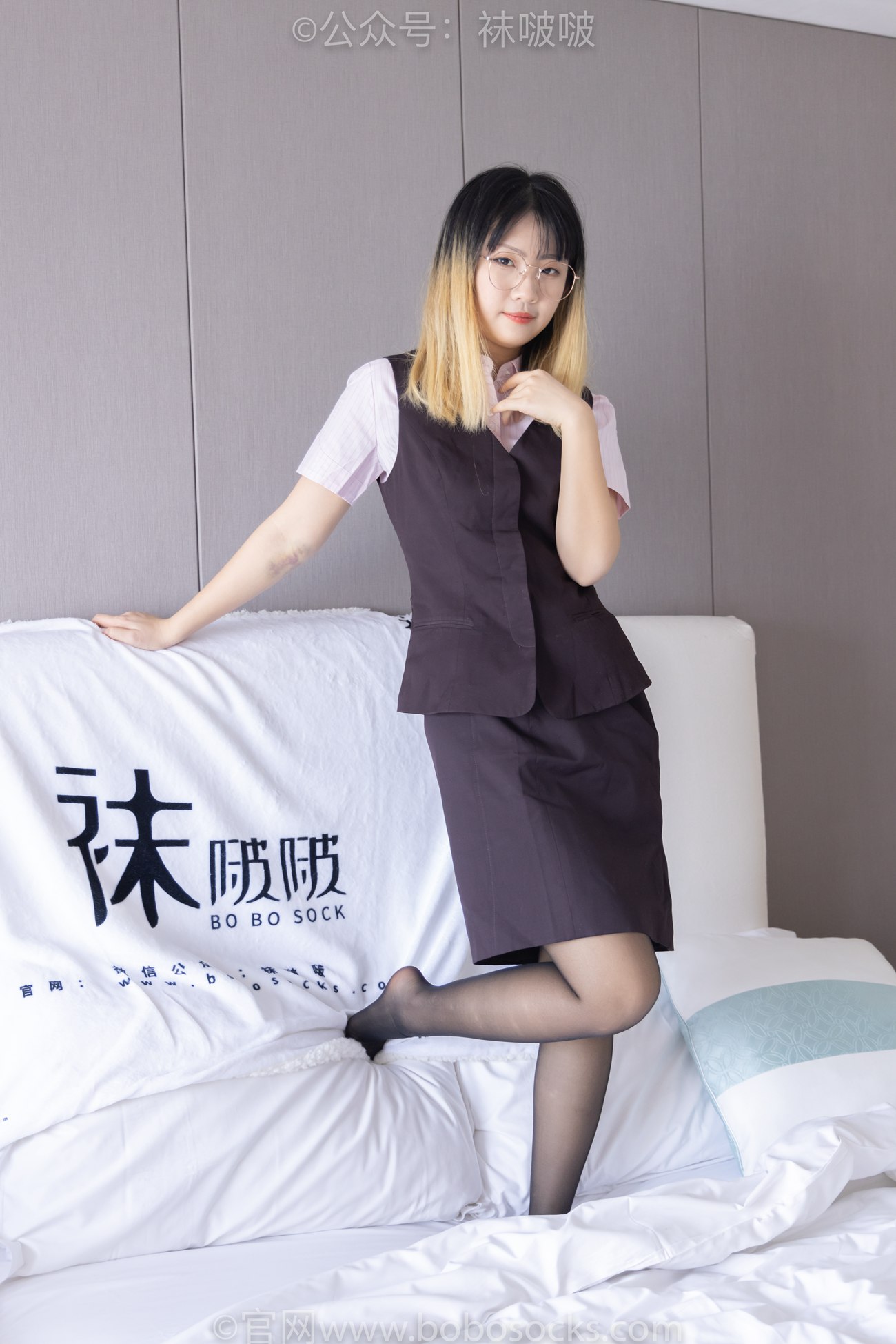 图片[108]-[BoBoSocks袜啵啵]NO.065 砂糖-招行制服、高跟鞋、黑丝[140P] – 速更版-美库