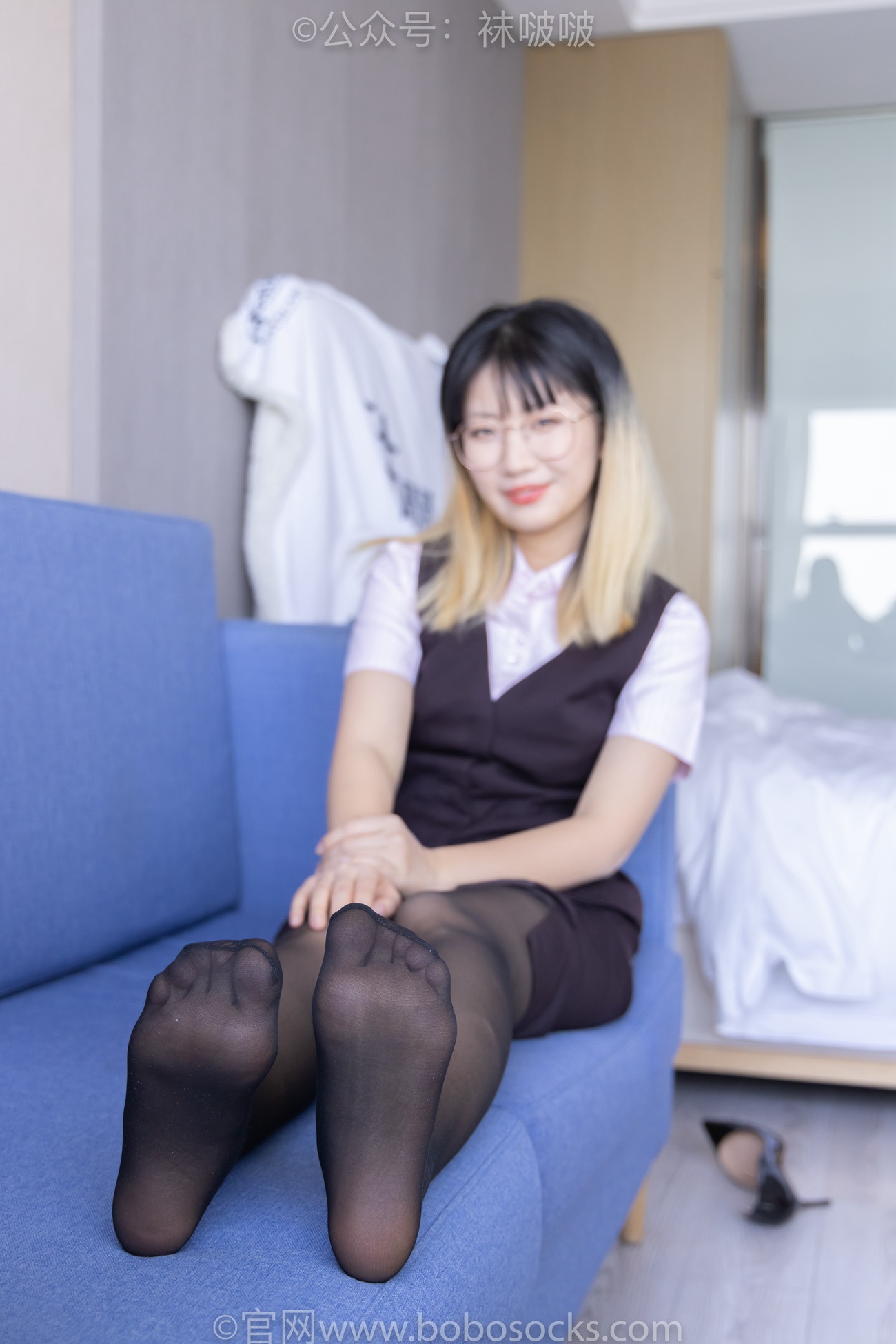 图片[133]-[BoBoSocks袜啵啵]NO.065 砂糖-招行制服、高跟鞋、黑丝[140P] – 速更版-美库