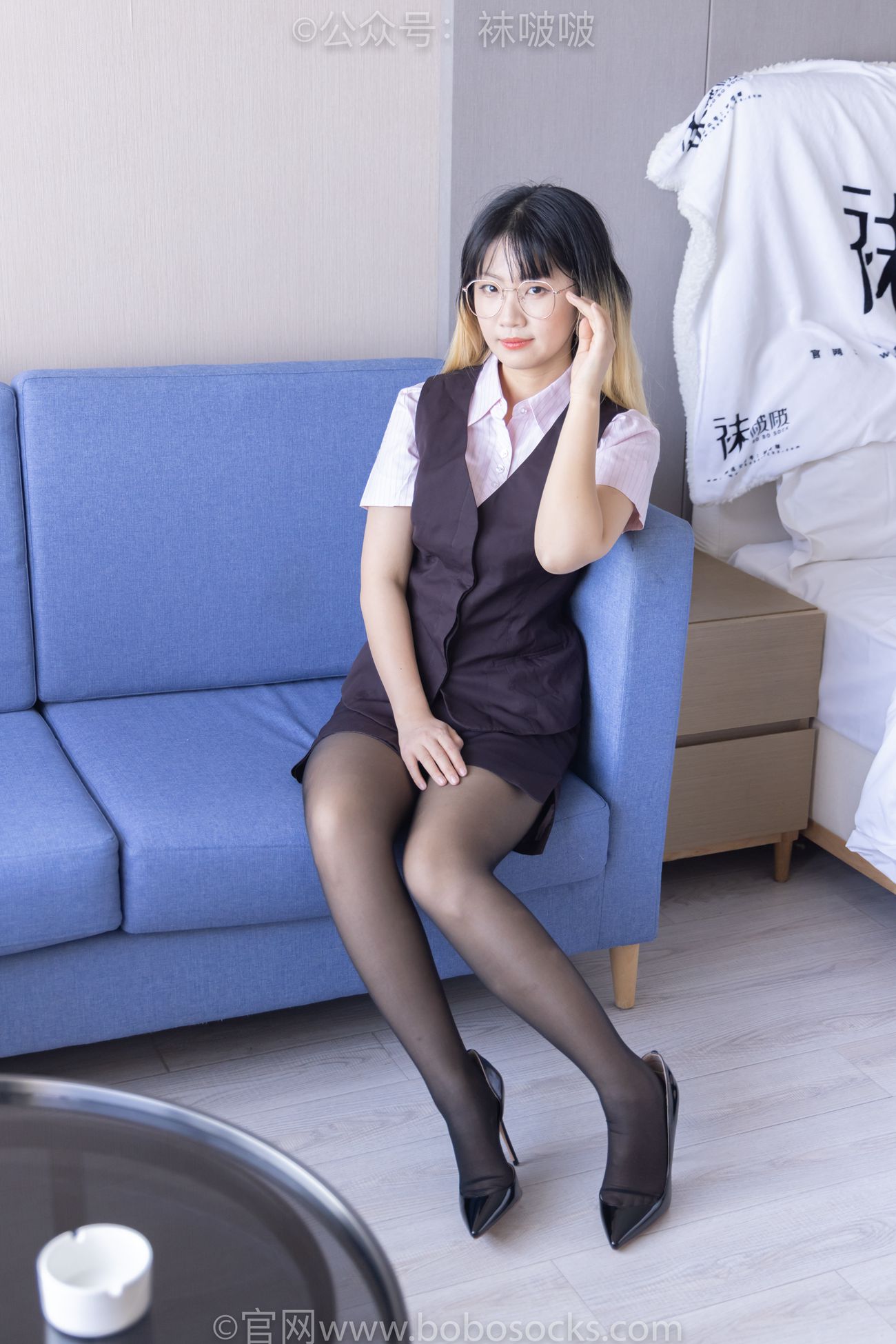 图片[140]-[BoBoSocks袜啵啵]NO.065 砂糖-招行制服、高跟鞋、黑丝[140P] – 速更版-美库