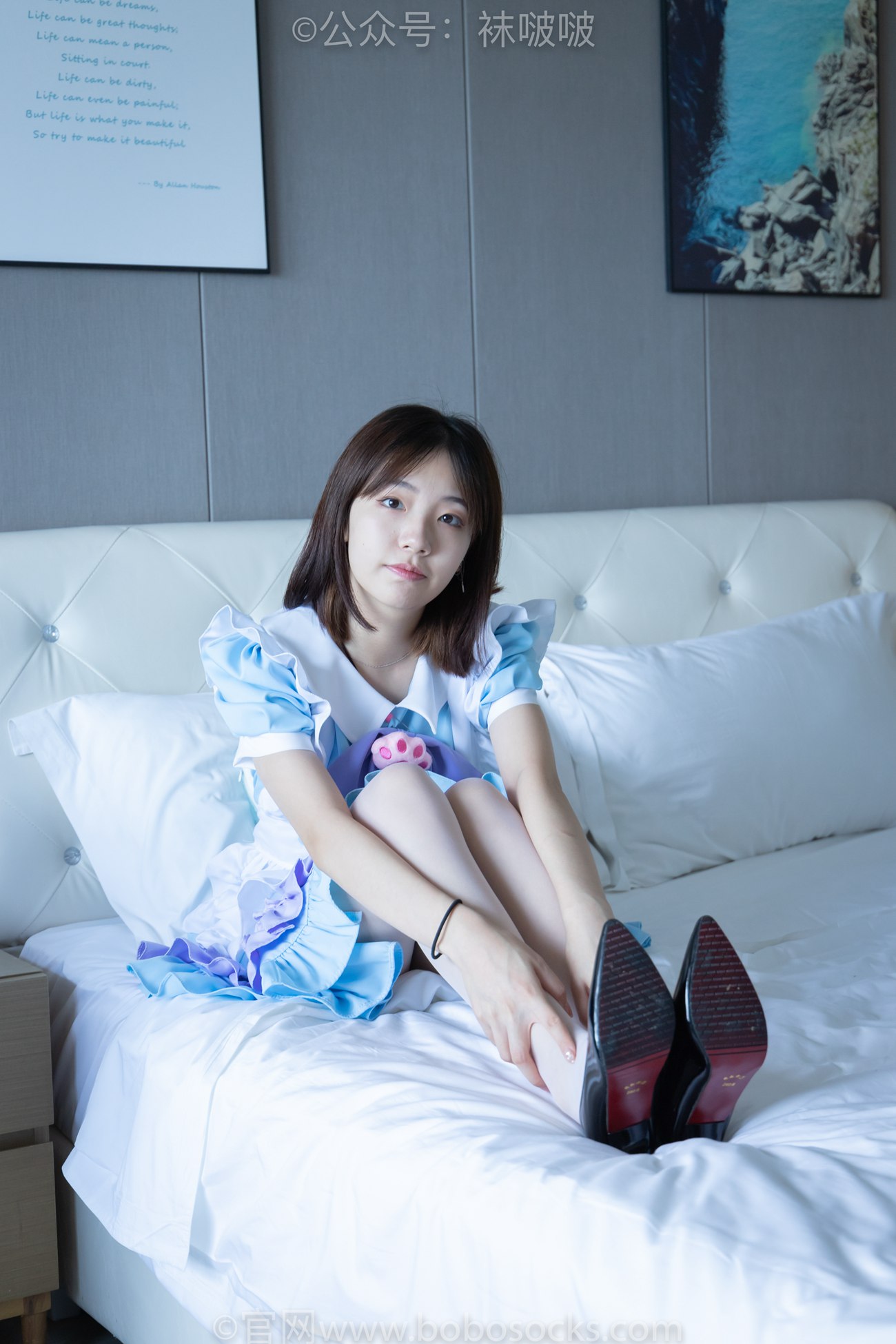 图片[43]-[BoBoSocks袜啵啵]NO.066 小甜豆-女仆装、高跟鞋、薄白丝[134P] – 速更版-美库