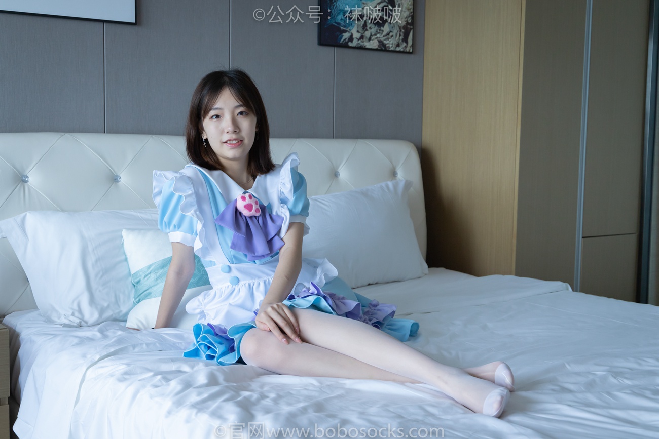图片[84]-[BoBoSocks袜啵啵]NO.066 小甜豆-女仆装、高跟鞋、薄白丝[134P] – 速更版-美库