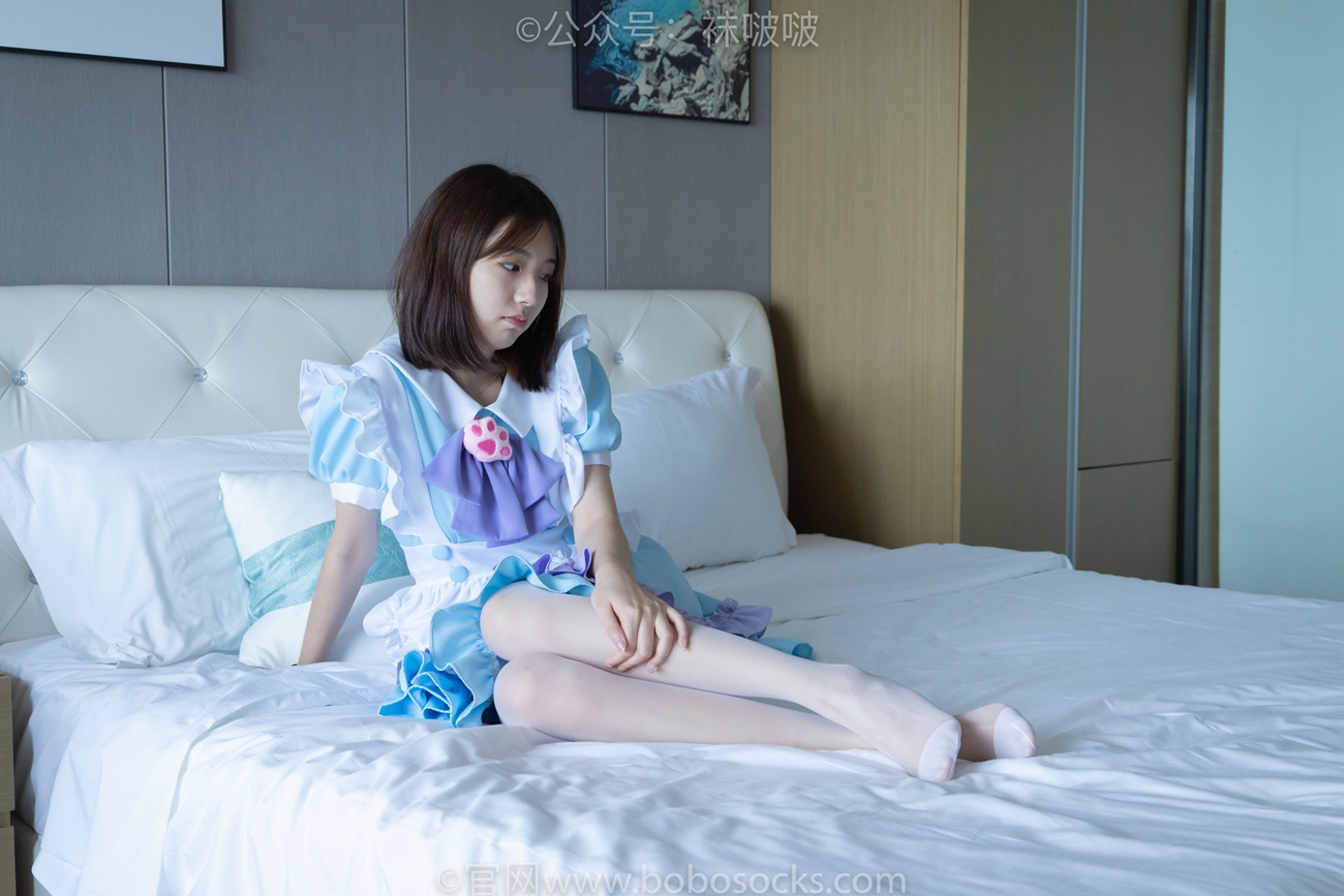 图片[85]-[BoBoSocks袜啵啵]NO.066 小甜豆-女仆装、高跟鞋、薄白丝[134P] – 速更版-美库