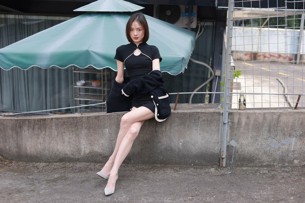 图片[57]-[IESS异思趣向] 2022.01.30 丝享家994：小六《黑色旗袍肉色丝》[97P] – 速更版-美库