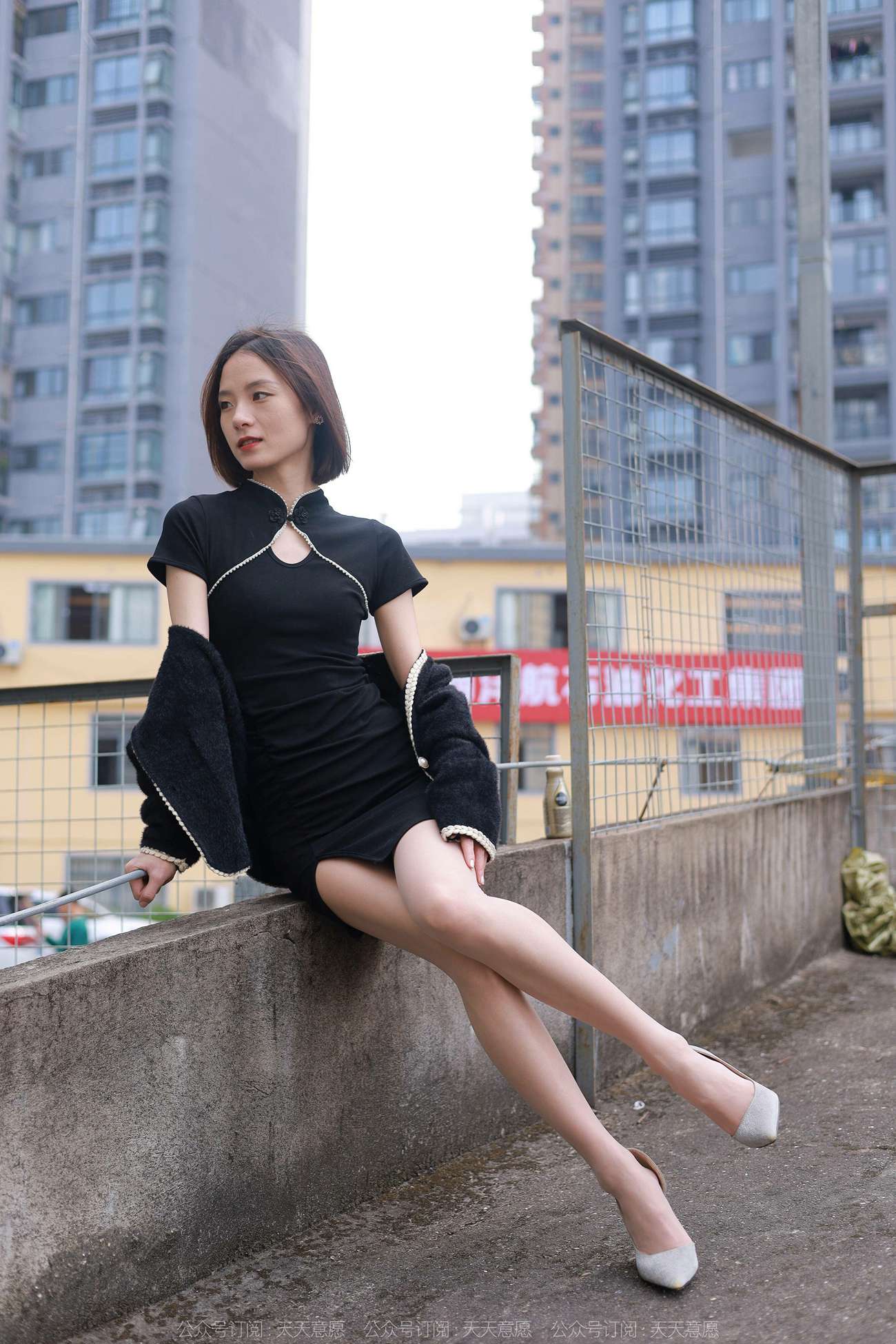 图片[74]-[IESS异思趣向] 2022.01.30 丝享家994：小六《黑色旗袍肉色丝》[97P] – 速更版-美库