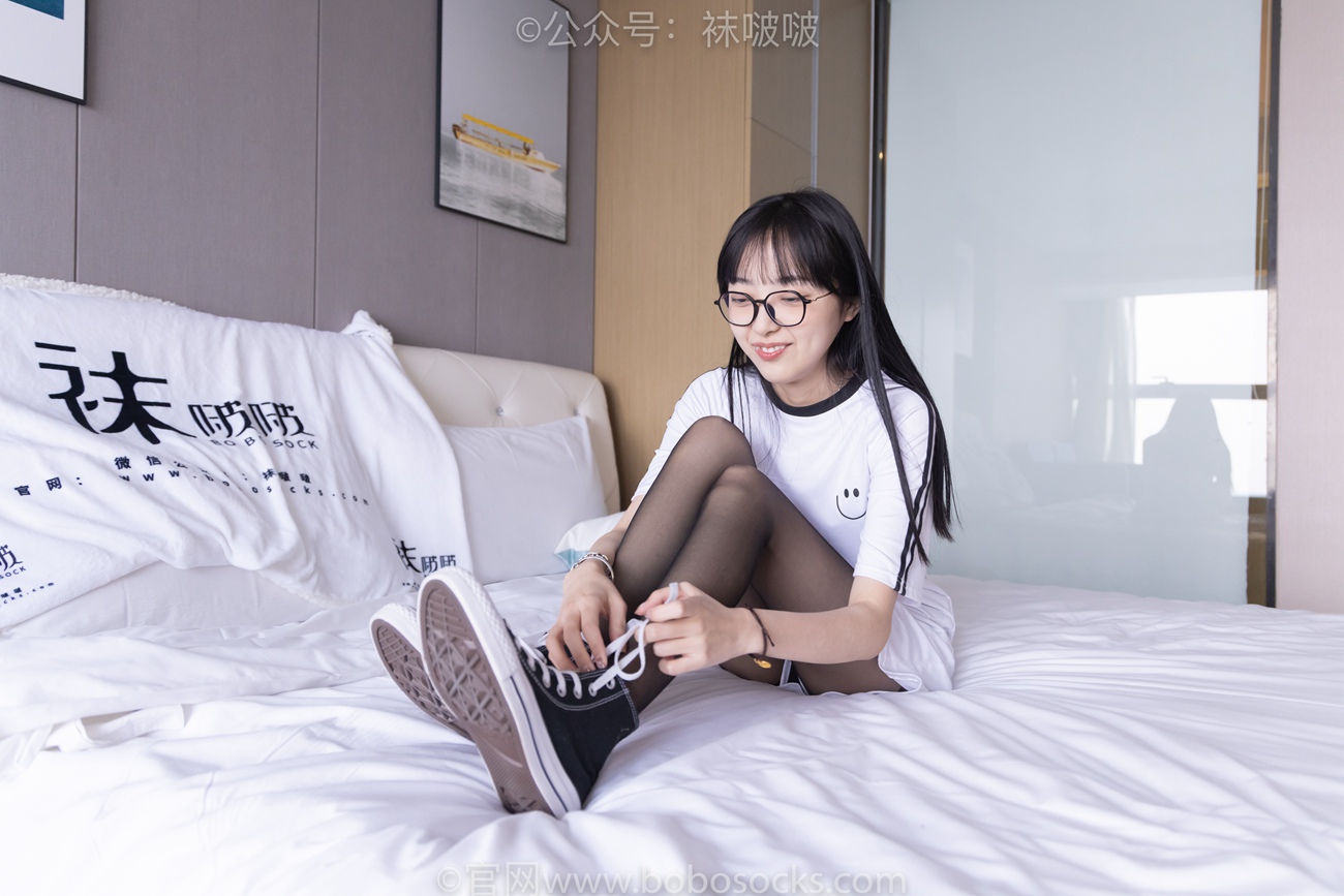 图片[36]-[BoBoSocks袜啵啵]NO.067 稚予-匡威帆布鞋、黑丝[125P] – 速更版-美库