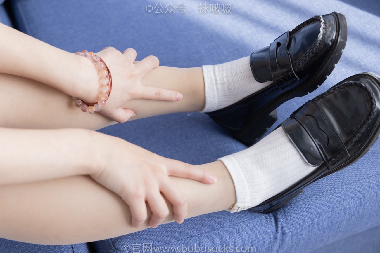 图片[16]-[BoBoSocks袜啵啵]NO.068 菠萝-JK制服、皮鞋、短白棉袜、肉丝[138P] – 速更版-美库