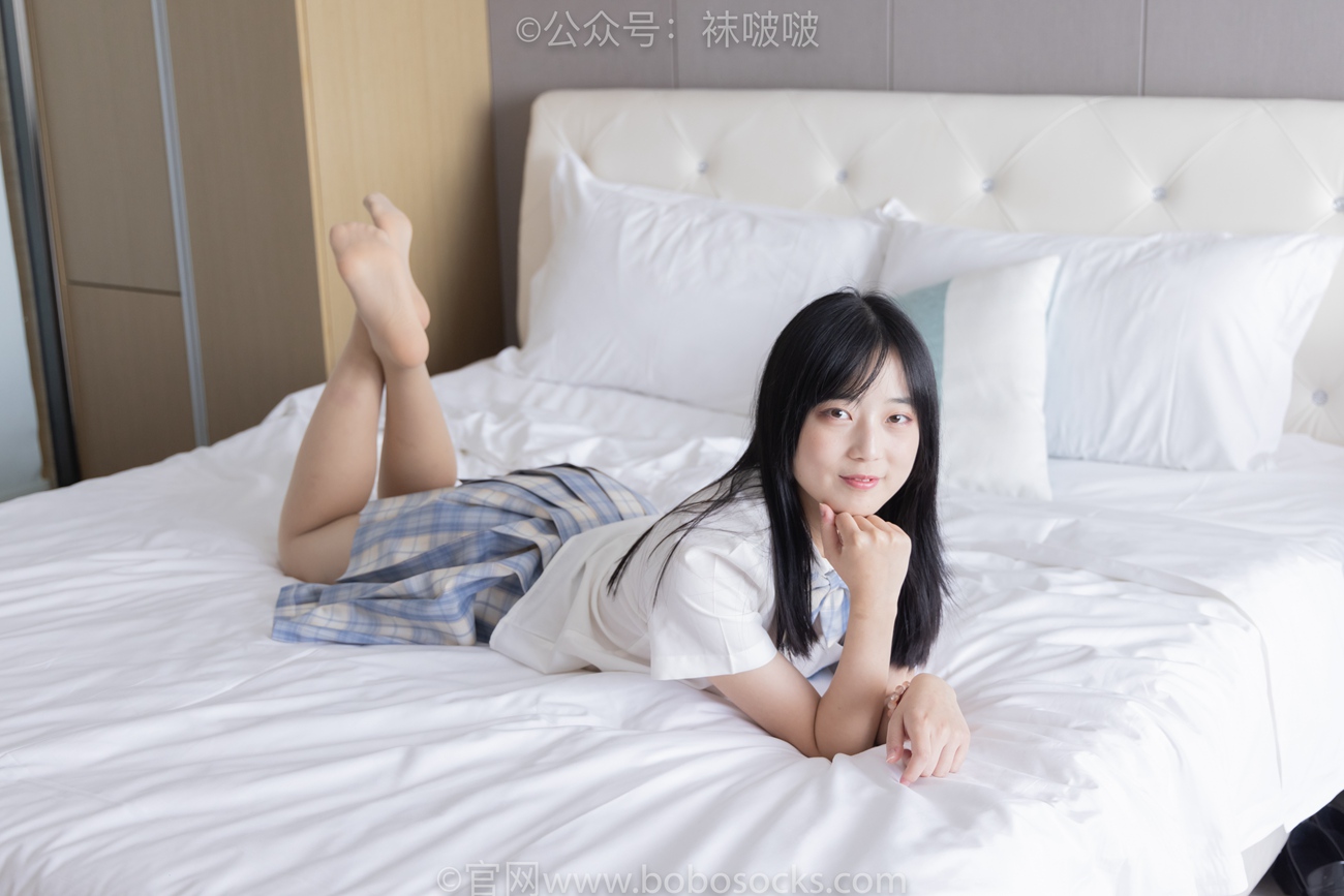 图片[103]-[BoBoSocks袜啵啵]NO.068 菠萝-JK制服、皮鞋、短白棉袜、肉丝[138P] – 速更版-美库