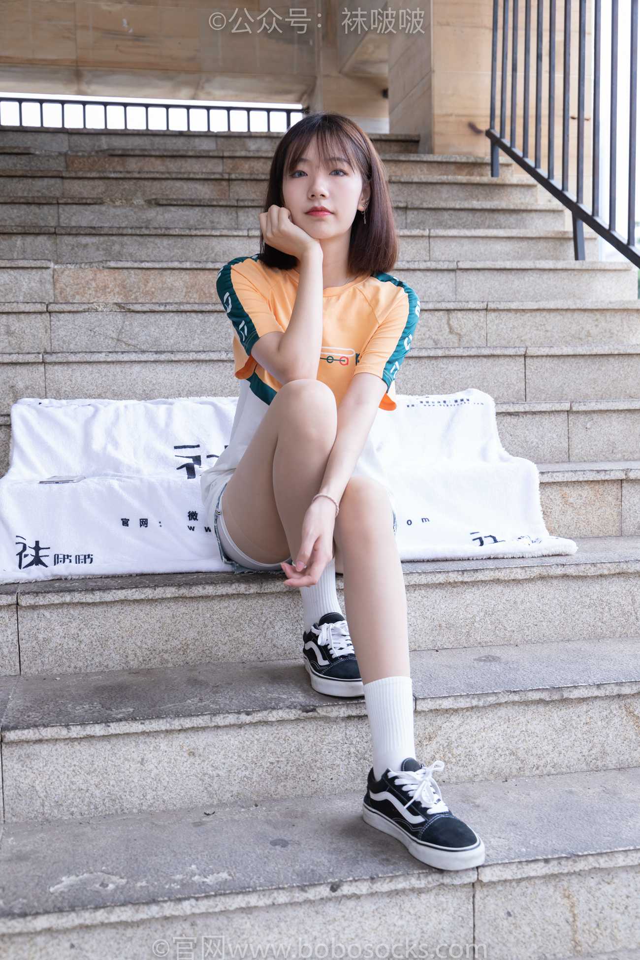 图片[12]-[BoBoSocks袜啵啵]NO.069 小甜豆-vans板鞋、白棉袜、肉丝[135P] – 速更版-美库