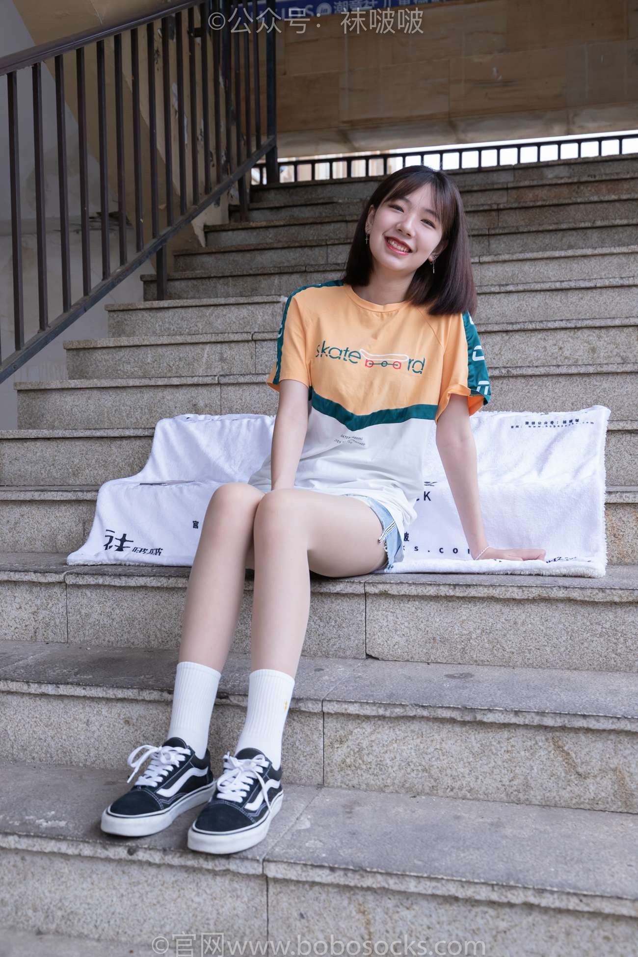 图片[21]-[BoBoSocks袜啵啵]NO.069 小甜豆-vans板鞋、白棉袜、肉丝[135P] – 速更版-美库