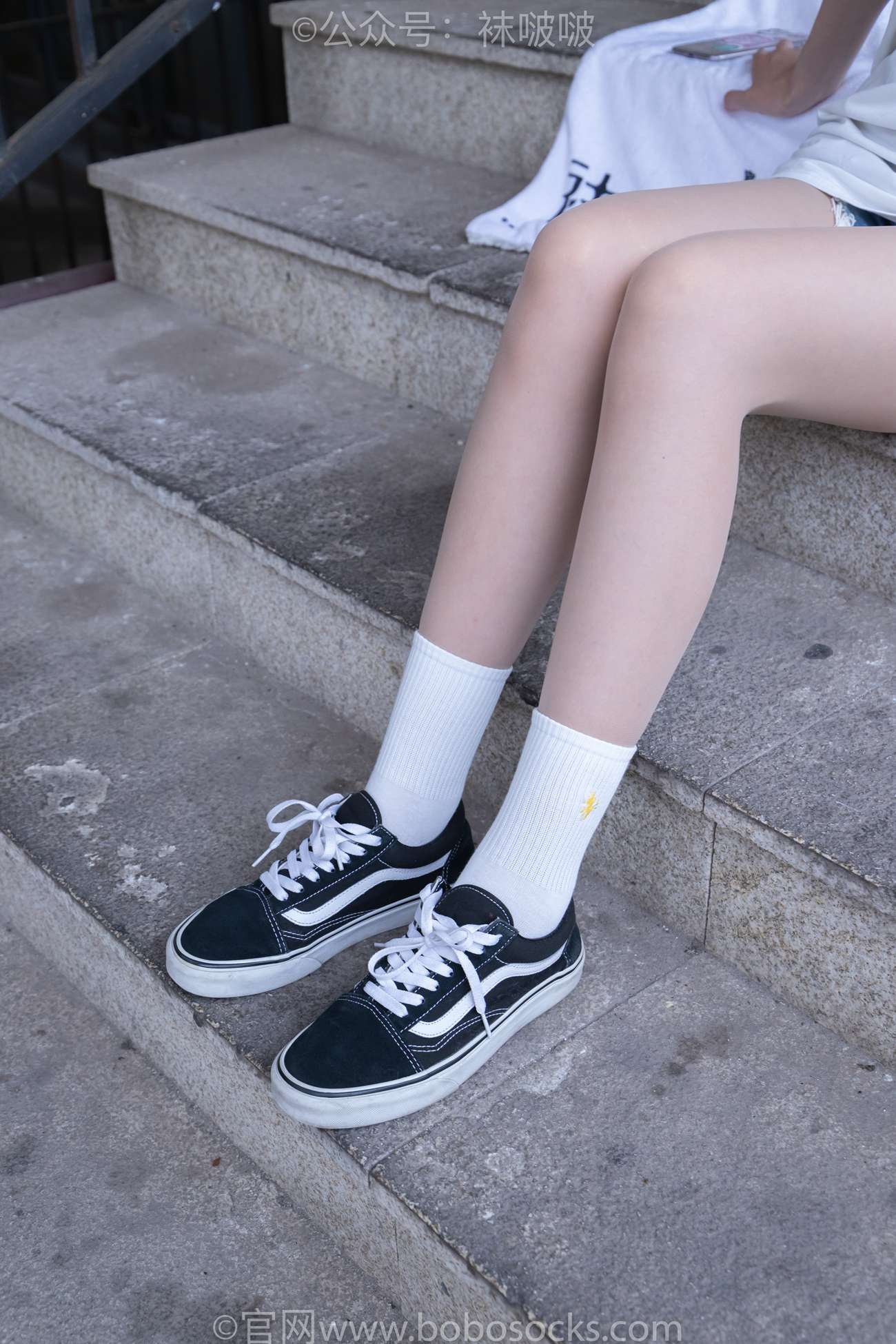 图片[22]-[BoBoSocks袜啵啵]NO.069 小甜豆-vans板鞋、白棉袜、肉丝[135P] – 速更版-美库