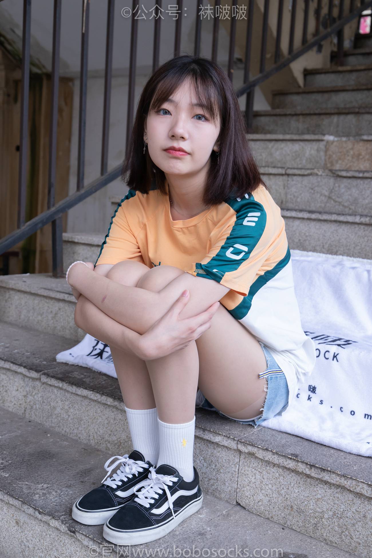 图片[24]-[BoBoSocks袜啵啵]NO.069 小甜豆-vans板鞋、白棉袜、肉丝[135P] – 速更版-美库