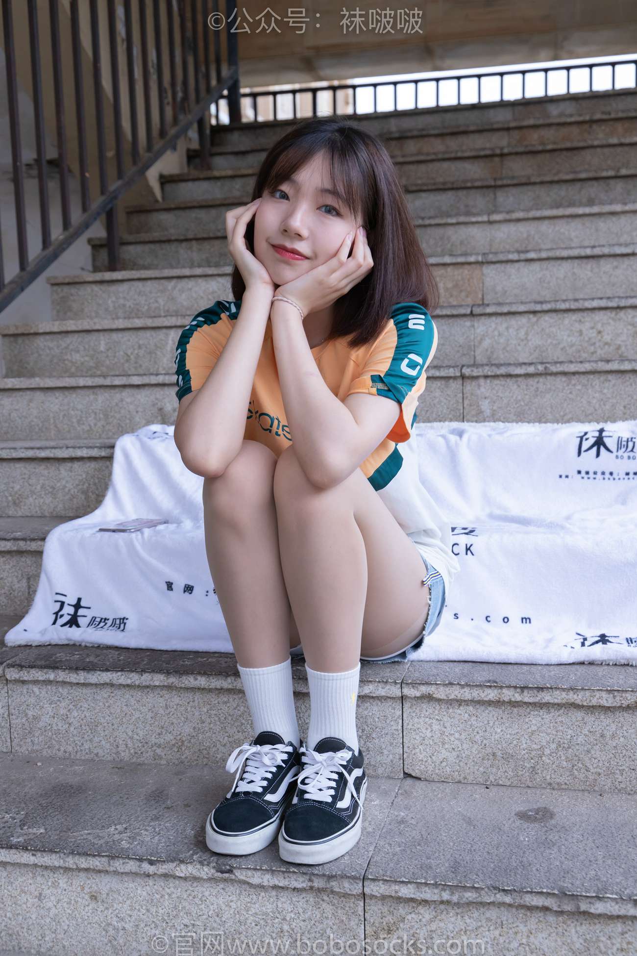 图片[26]-[BoBoSocks袜啵啵]NO.069 小甜豆-vans板鞋、白棉袜、肉丝[135P] – 速更版-美库