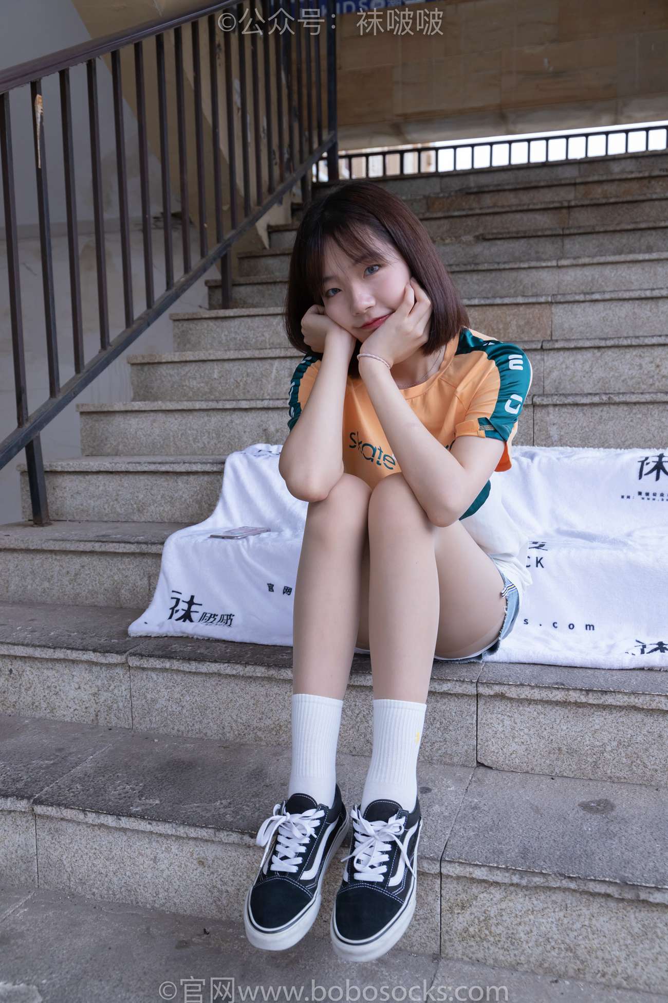 图片[27]-[BoBoSocks袜啵啵]NO.069 小甜豆-vans板鞋、白棉袜、肉丝[135P] – 速更版-美库