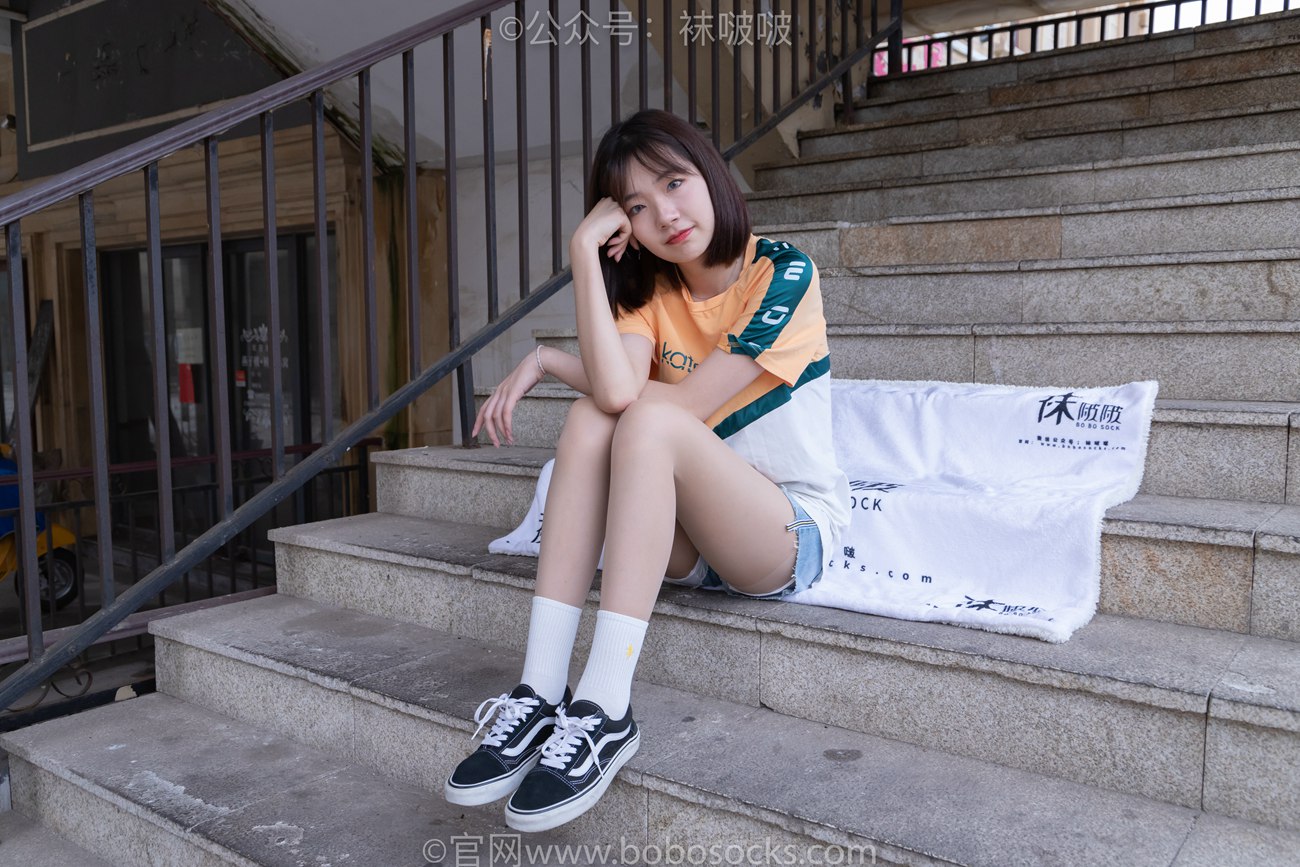 图片[28]-[BoBoSocks袜啵啵]NO.069 小甜豆-vans板鞋、白棉袜、肉丝[135P] – 速更版-美库