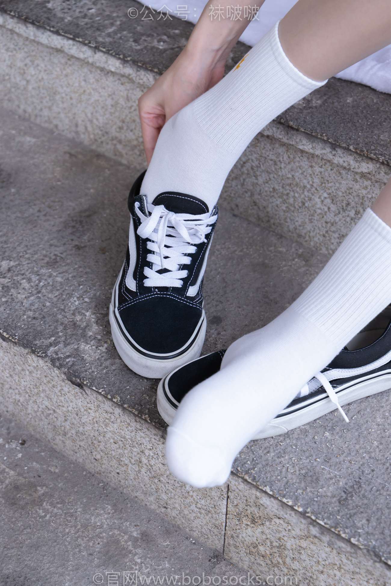 图片[35]-[BoBoSocks袜啵啵]NO.069 小甜豆-vans板鞋、白棉袜、肉丝[135P] – 速更版-美库