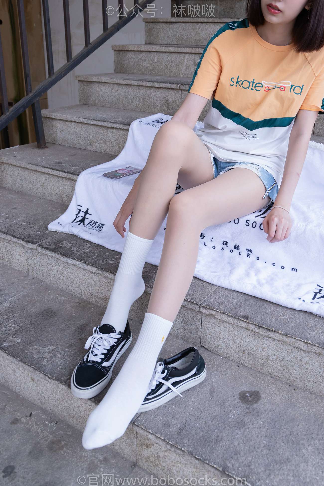 图片[36]-[BoBoSocks袜啵啵]NO.069 小甜豆-vans板鞋、白棉袜、肉丝[135P] – 速更版-美库