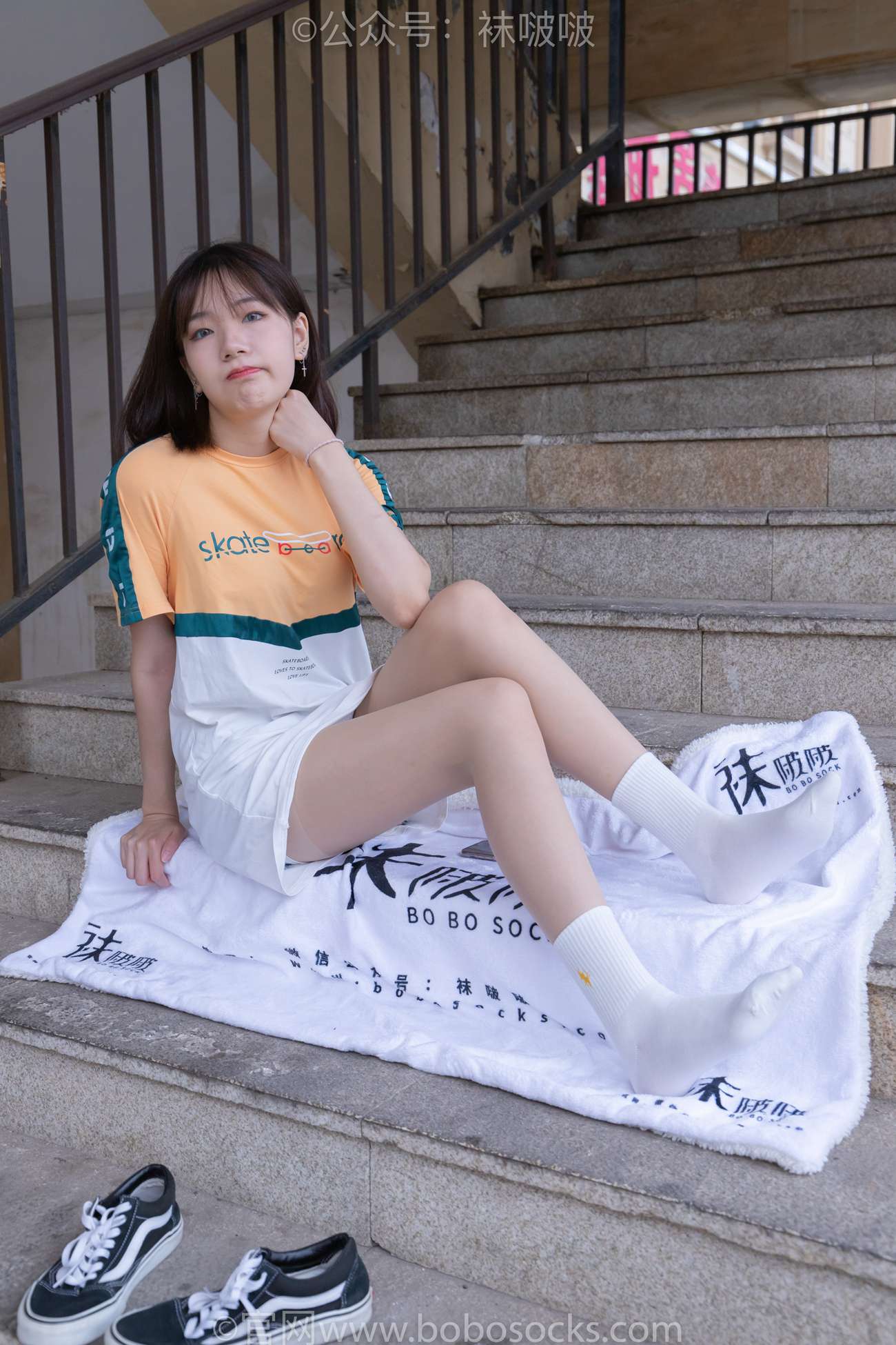 图片[51]-[BoBoSocks袜啵啵]NO.069 小甜豆-vans板鞋、白棉袜、肉丝[135P] – 速更版-美库