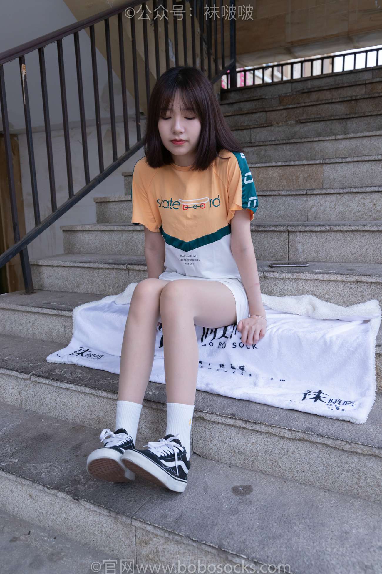 图片[128]-[BoBoSocks袜啵啵]NO.069 小甜豆-vans板鞋、白棉袜、肉丝[135P] – 速更版-美库