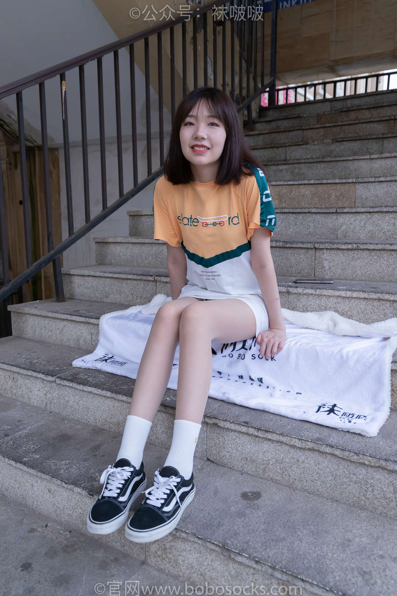 图片[129]-[BoBoSocks袜啵啵]NO.069 小甜豆-vans板鞋、白棉袜、肉丝[135P] – 速更版-美库
