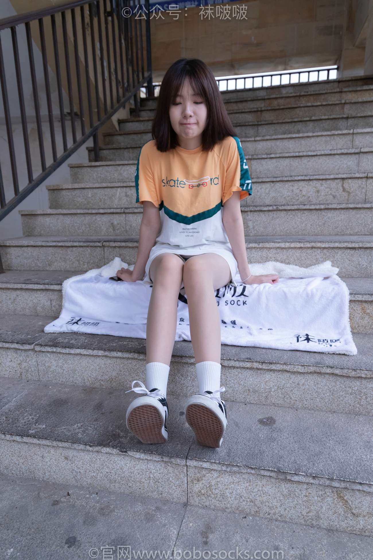 图片[132]-[BoBoSocks袜啵啵]NO.069 小甜豆-vans板鞋、白棉袜、肉丝[135P] – 速更版-美库