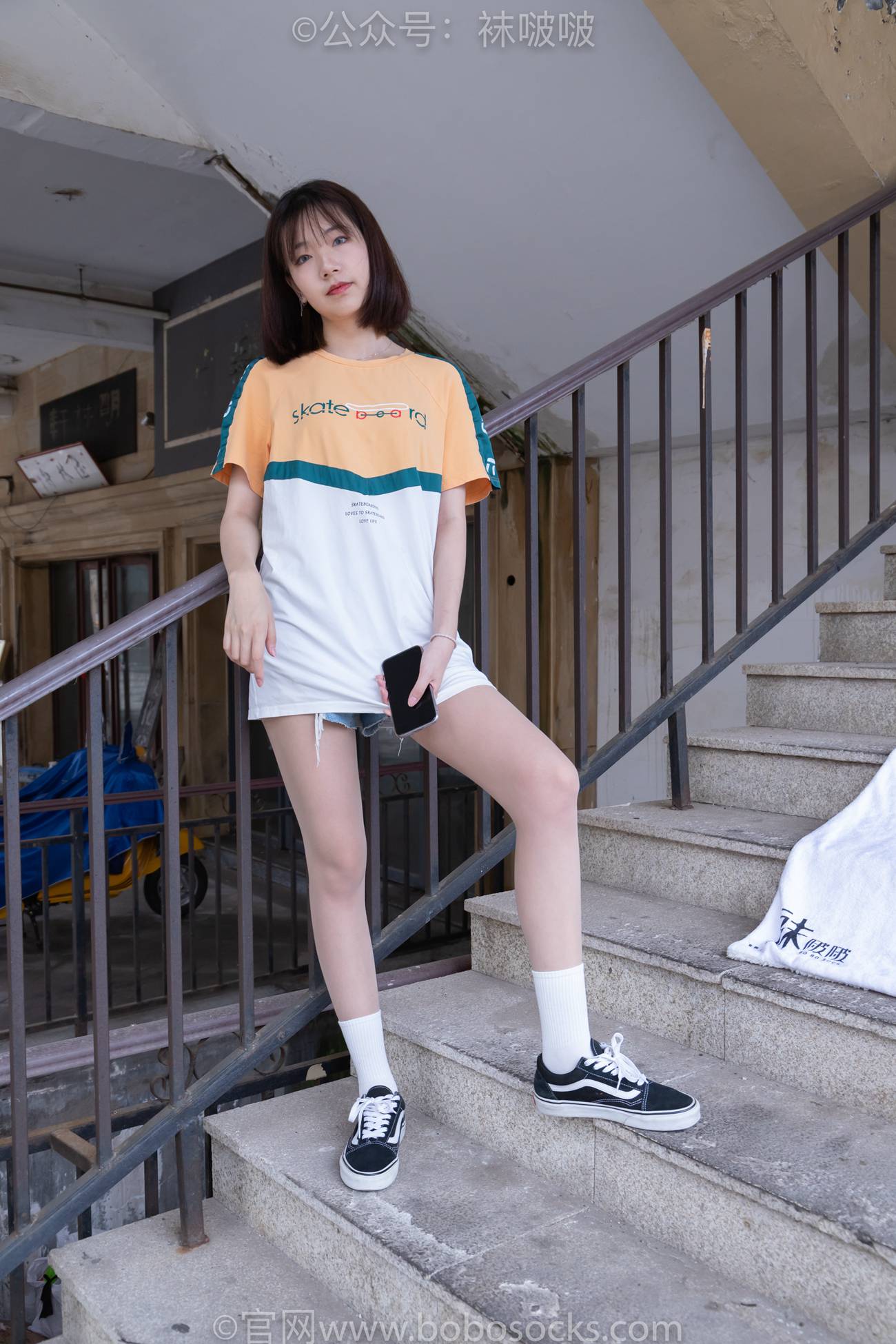 图片[136]-[BoBoSocks袜啵啵]NO.069 小甜豆-vans板鞋、白棉袜、肉丝[135P] – 速更版-美库