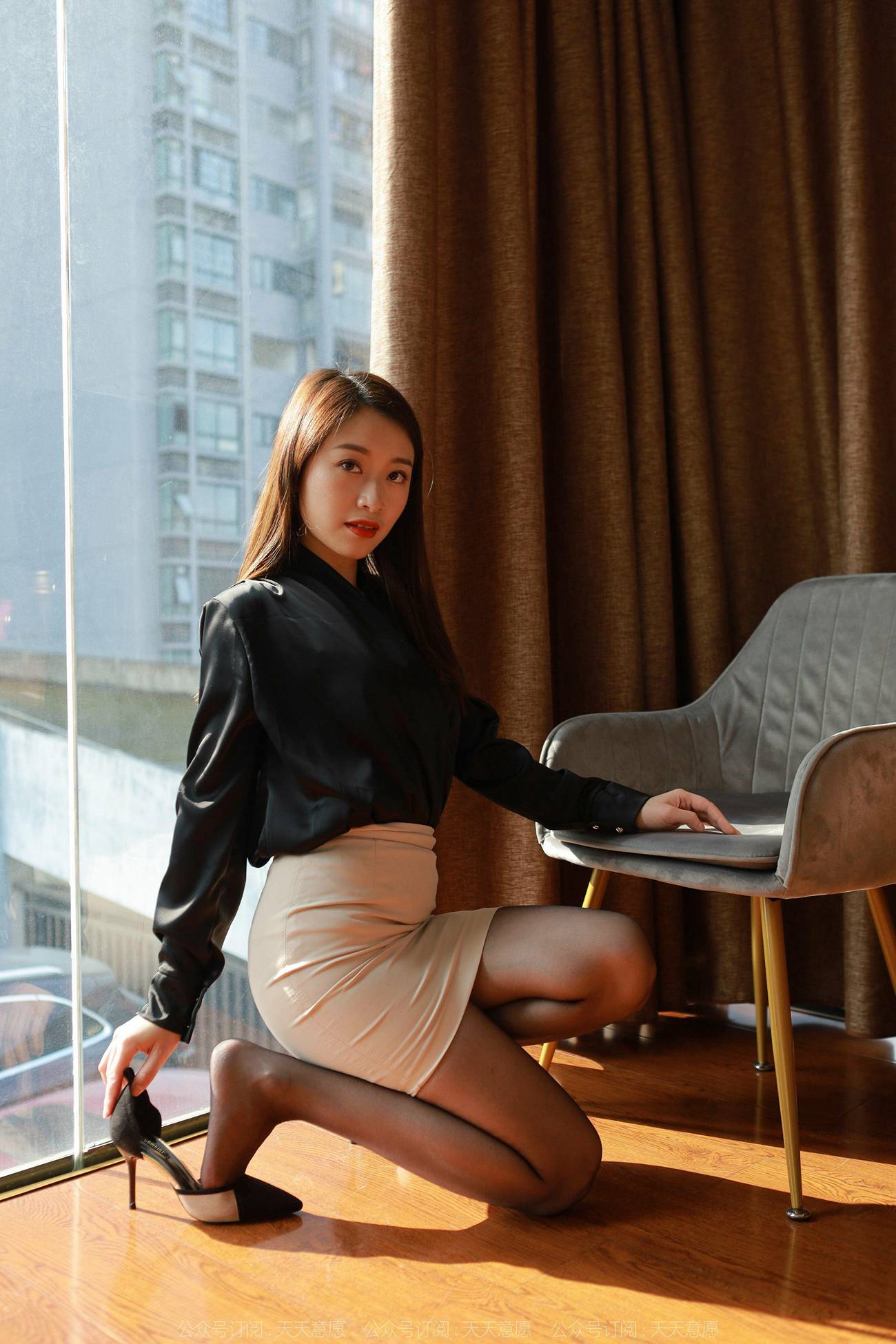 图片[24]-[IESS异思趣向] 2022.02.04 丝享家996：小婕《黑丝职业装》[87P] – 速更版-美库