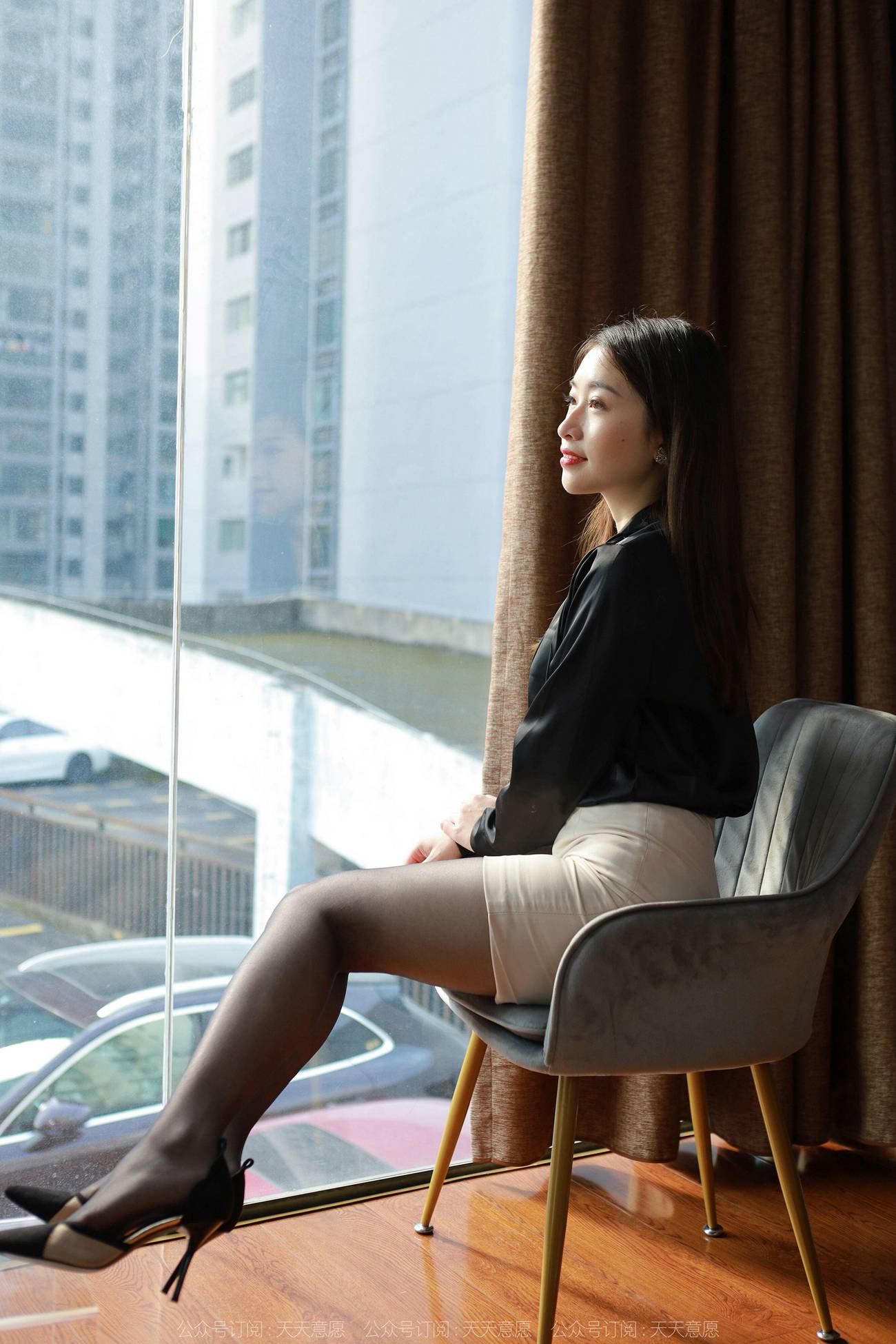 图片[52]-[IESS异思趣向] 2022.02.04 丝享家996：小婕《黑丝职业装》[87P] – 速更版-美库