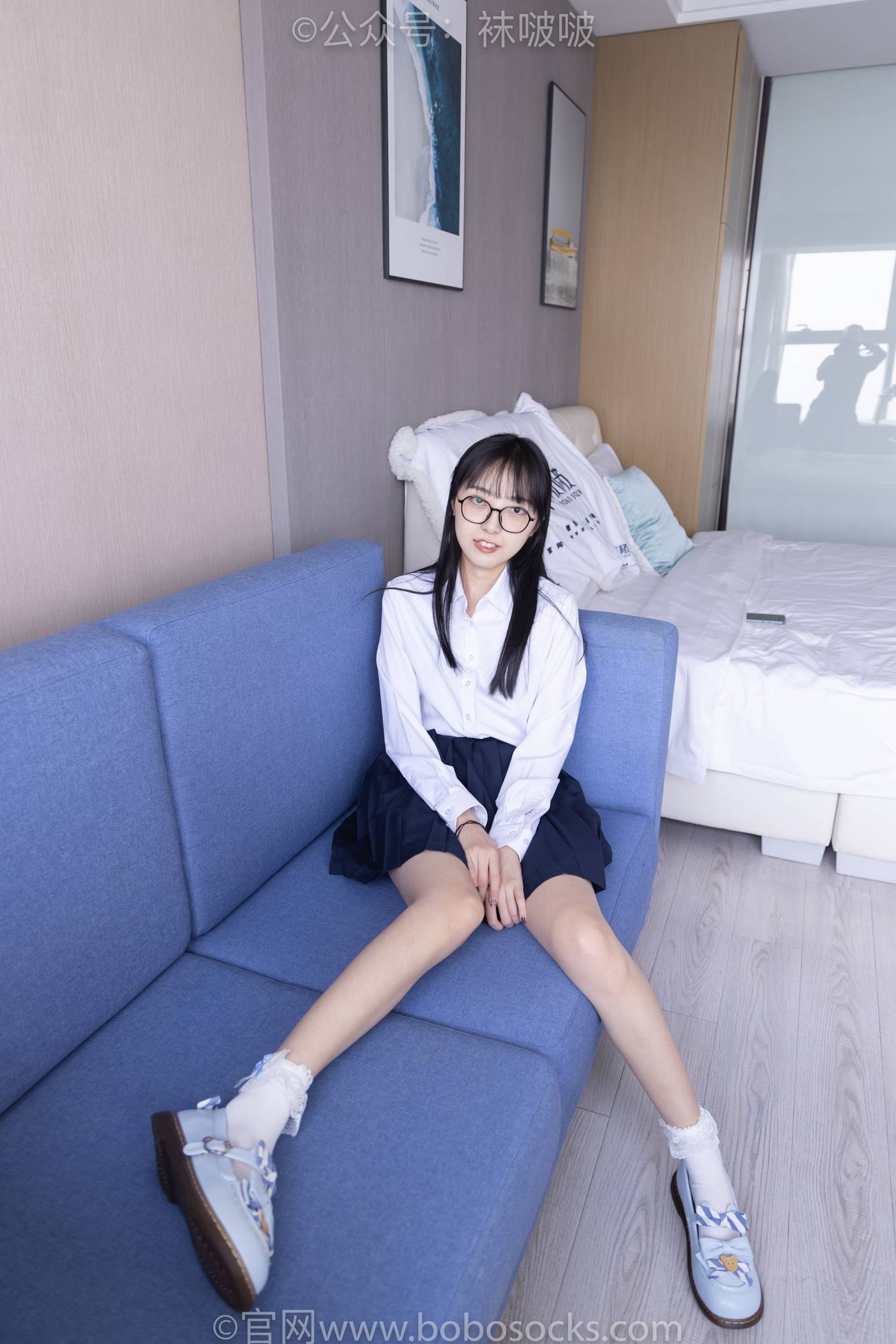图片[10]-[BoBoSocks袜啵啵]NO.070 稚予-皮鞋、拖鞋、过膝袜、白棉袜[148P] – 速更版-美库