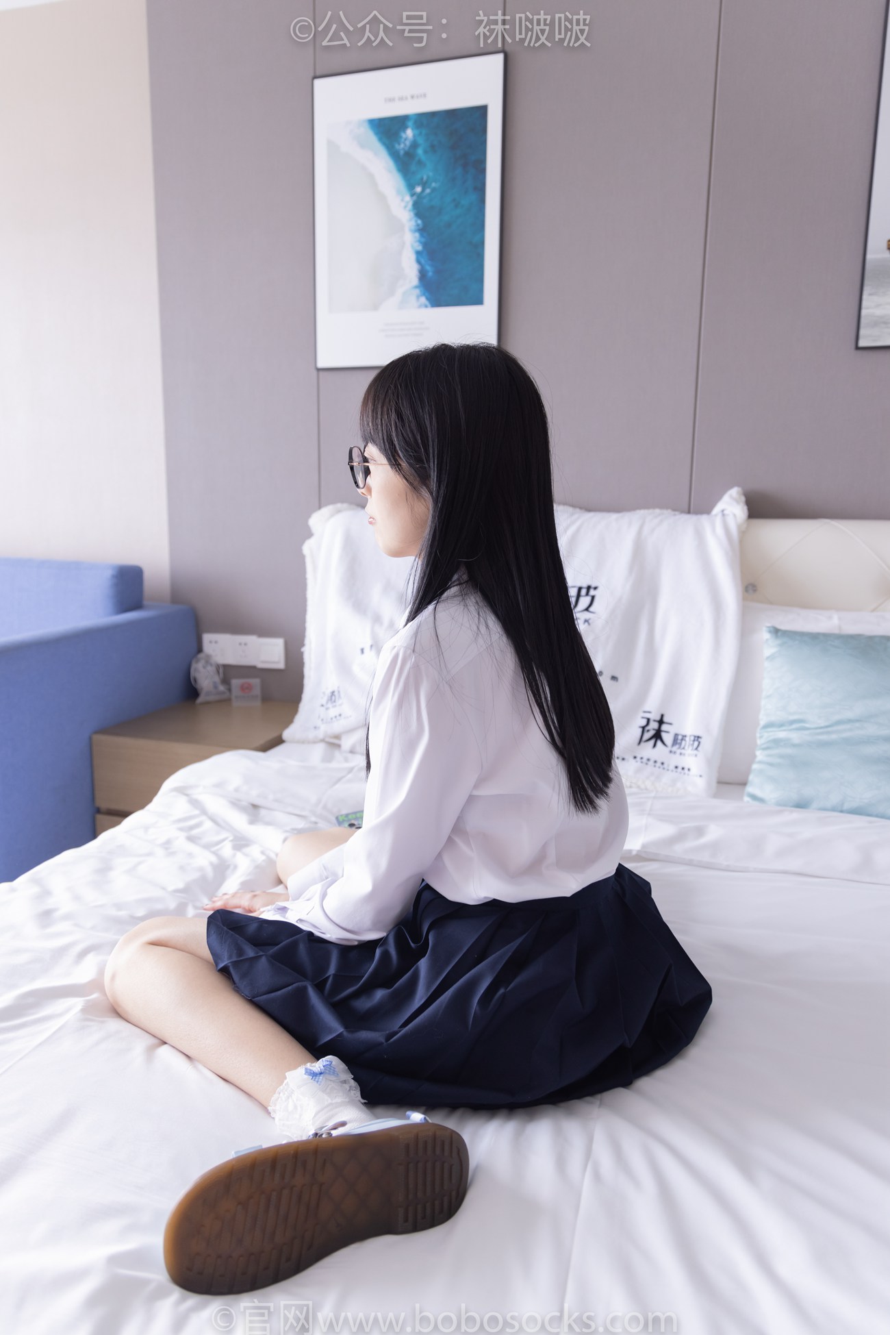 图片[18]-[BoBoSocks袜啵啵]NO.070 稚予-皮鞋、拖鞋、过膝袜、白棉袜[148P] – 速更版-美库