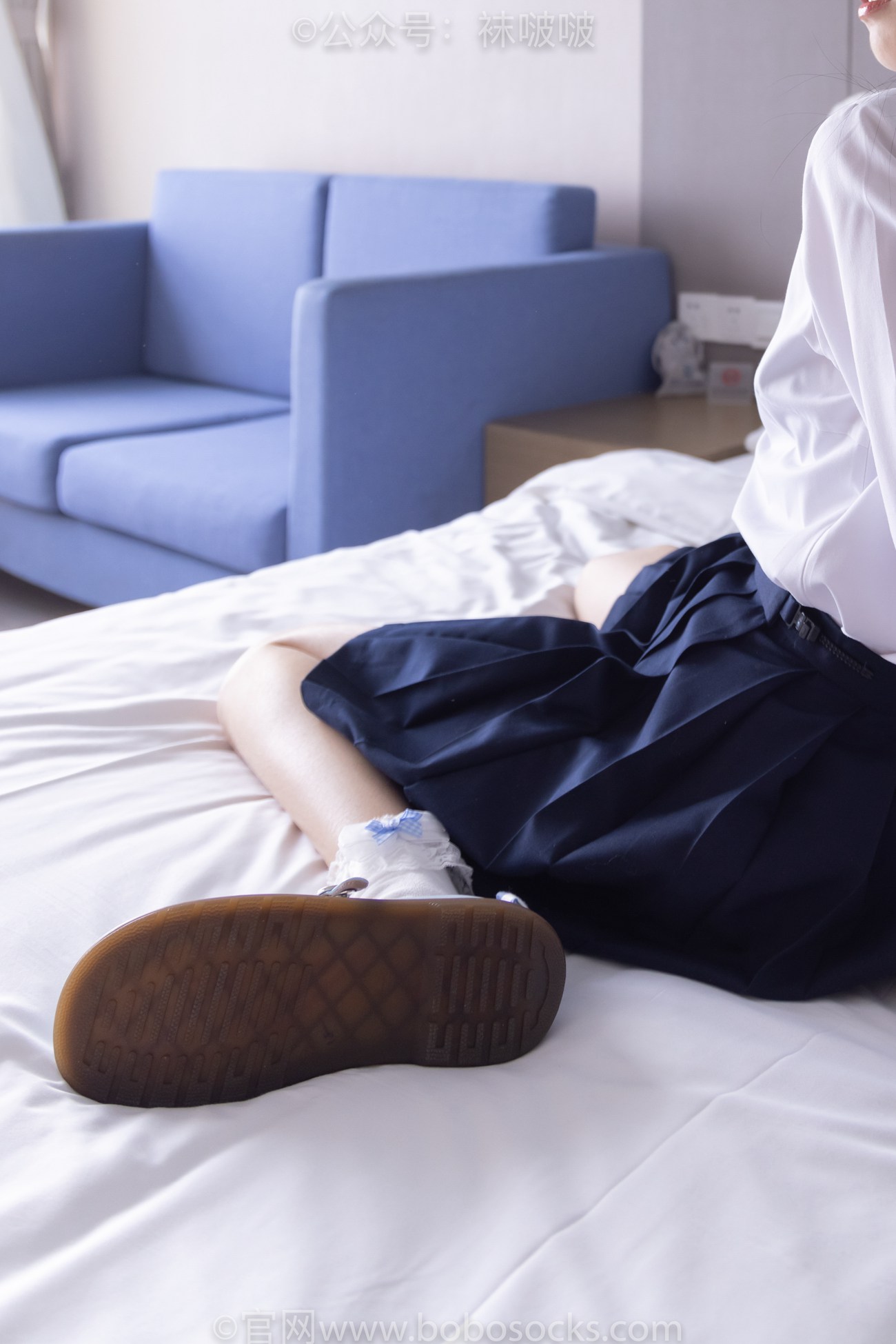 图片[19]-[BoBoSocks袜啵啵]NO.070 稚予-皮鞋、拖鞋、过膝袜、白棉袜[148P] – 速更版-美库