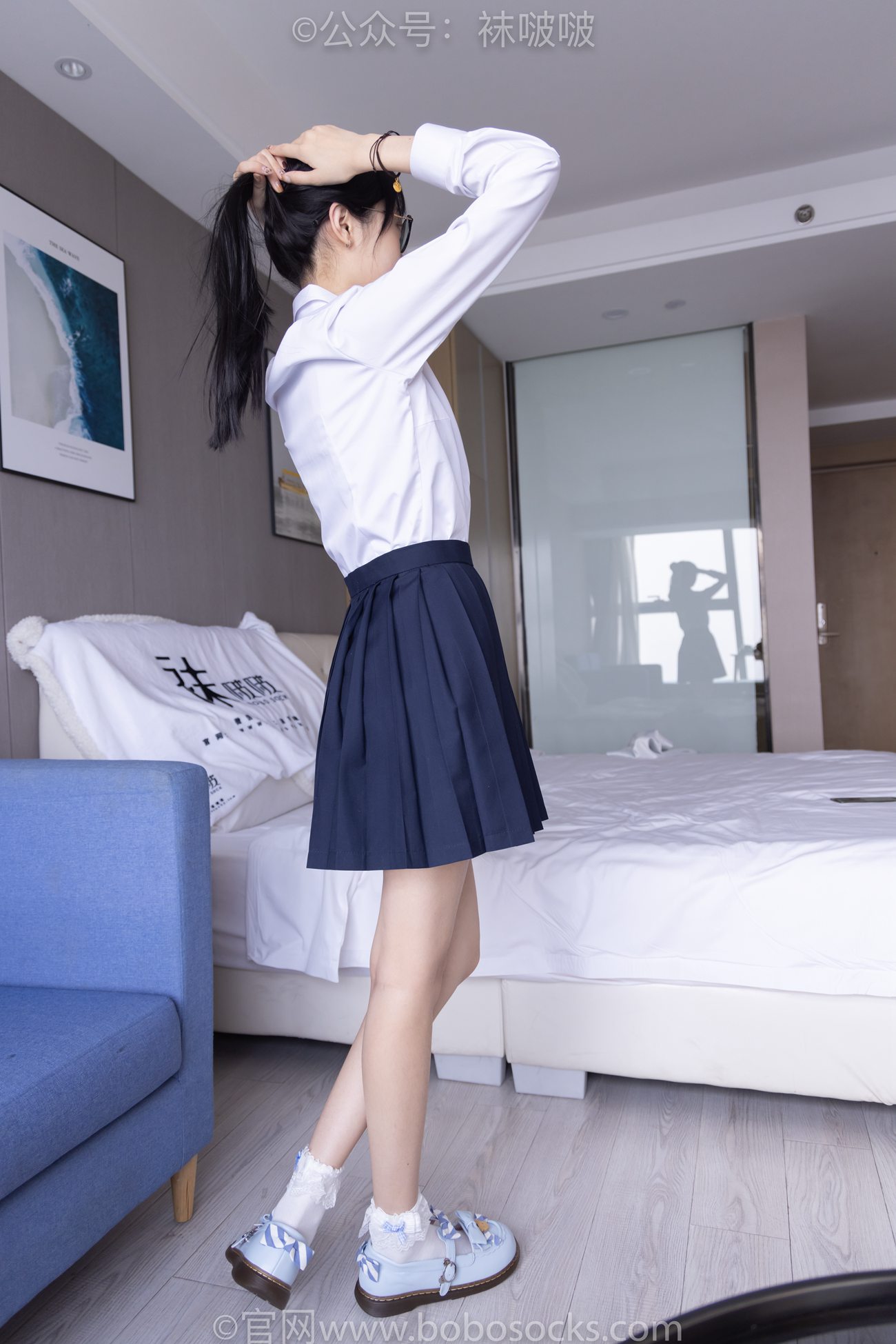 图片[21]-[BoBoSocks袜啵啵]NO.070 稚予-皮鞋、拖鞋、过膝袜、白棉袜[148P] – 速更版-美库