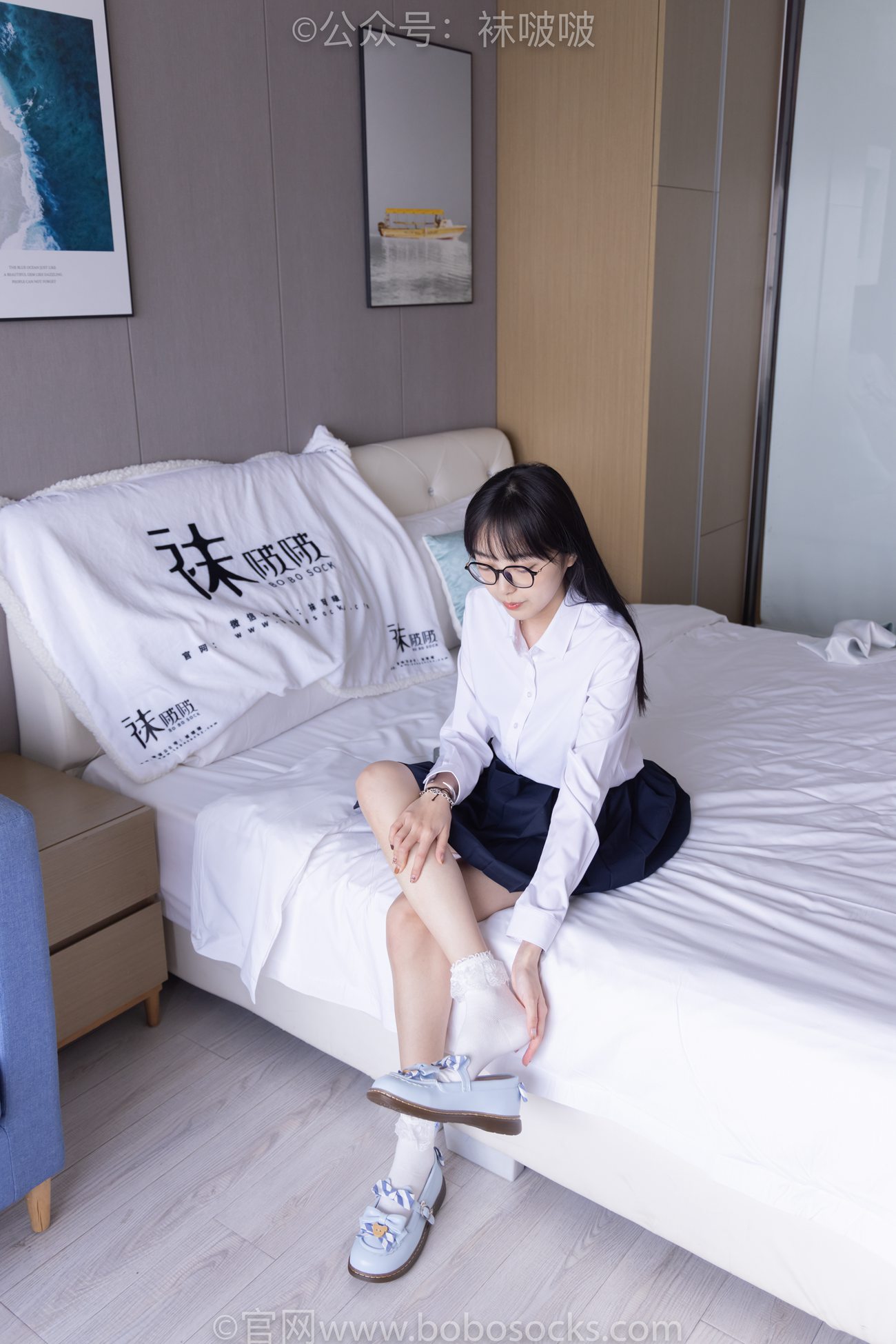 图片[24]-[BoBoSocks袜啵啵]NO.070 稚予-皮鞋、拖鞋、过膝袜、白棉袜[148P] – 速更版-美库