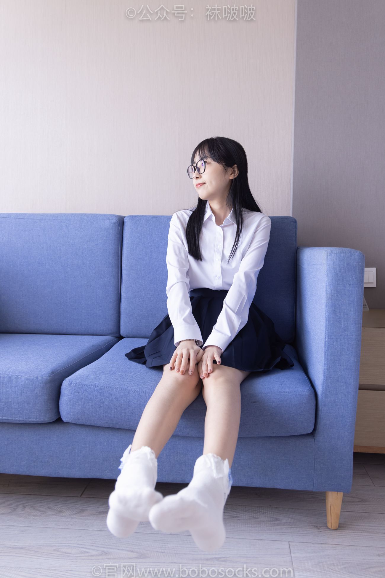 图片[56]-[BoBoSocks袜啵啵]NO.070 稚予-皮鞋、拖鞋、过膝袜、白棉袜[148P] – 速更版-美库