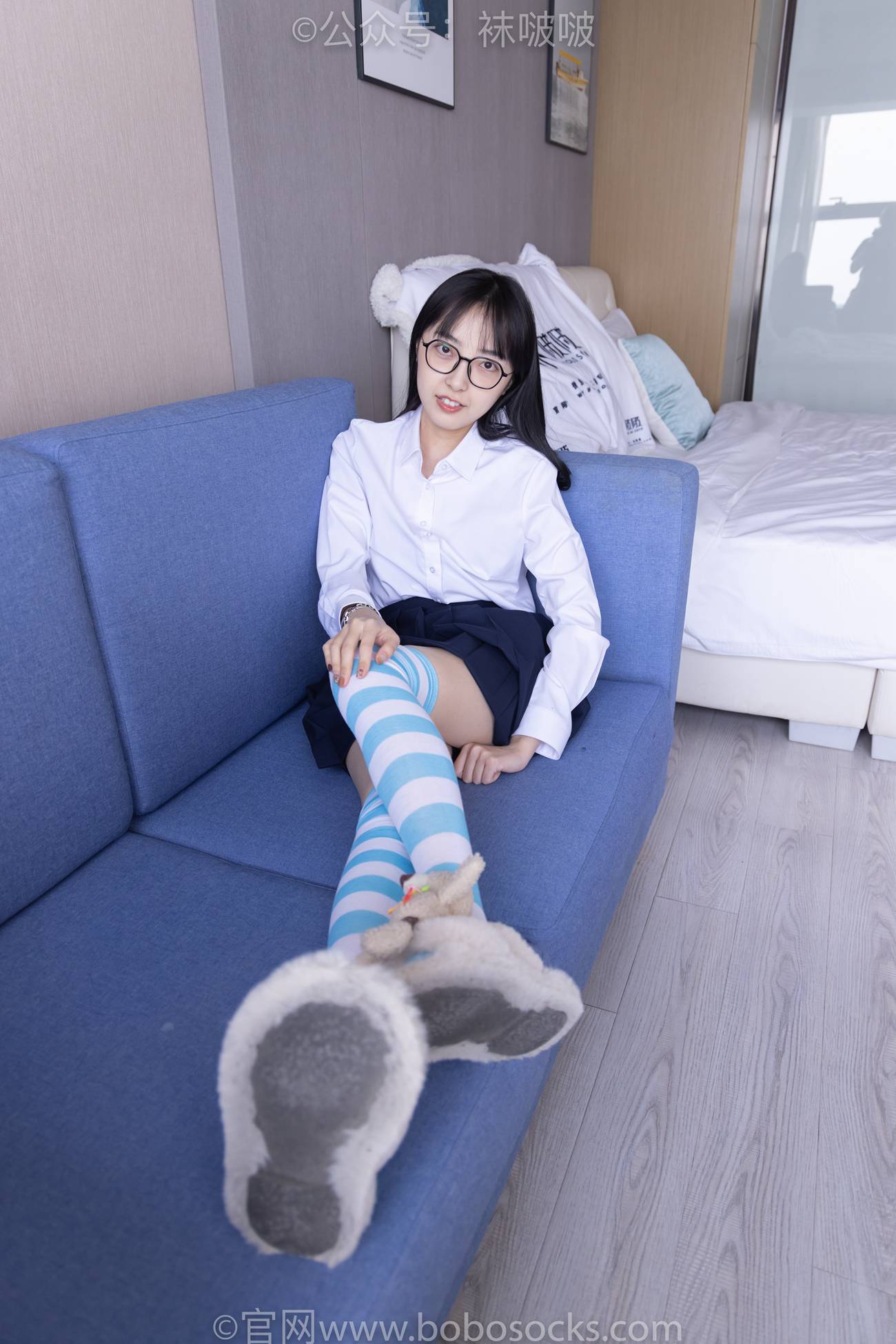 图片[102]-[BoBoSocks袜啵啵]NO.070 稚予-皮鞋、拖鞋、过膝袜、白棉袜[148P] – 速更版-美库