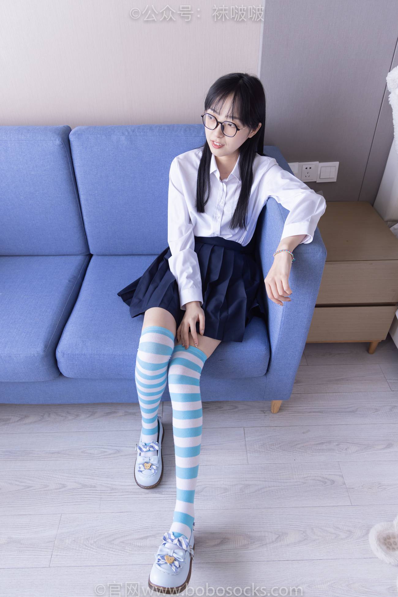 图片[146]-[BoBoSocks袜啵啵]NO.070 稚予-皮鞋、拖鞋、过膝袜、白棉袜[148P] – 速更版-美库