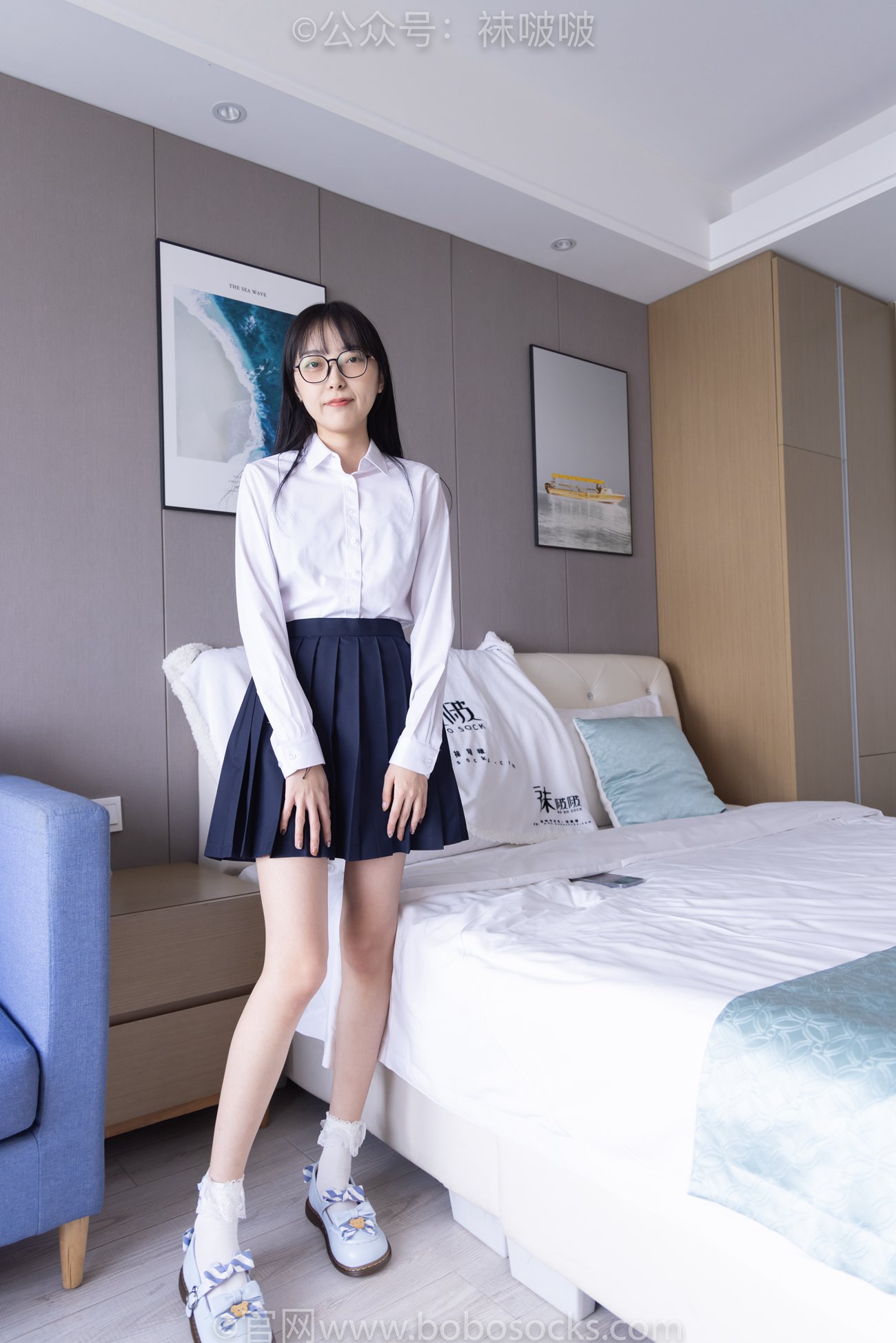 图片[148]-[BoBoSocks袜啵啵]NO.070 稚予-皮鞋、拖鞋、过膝袜、白棉袜[148P] – 速更版-美库