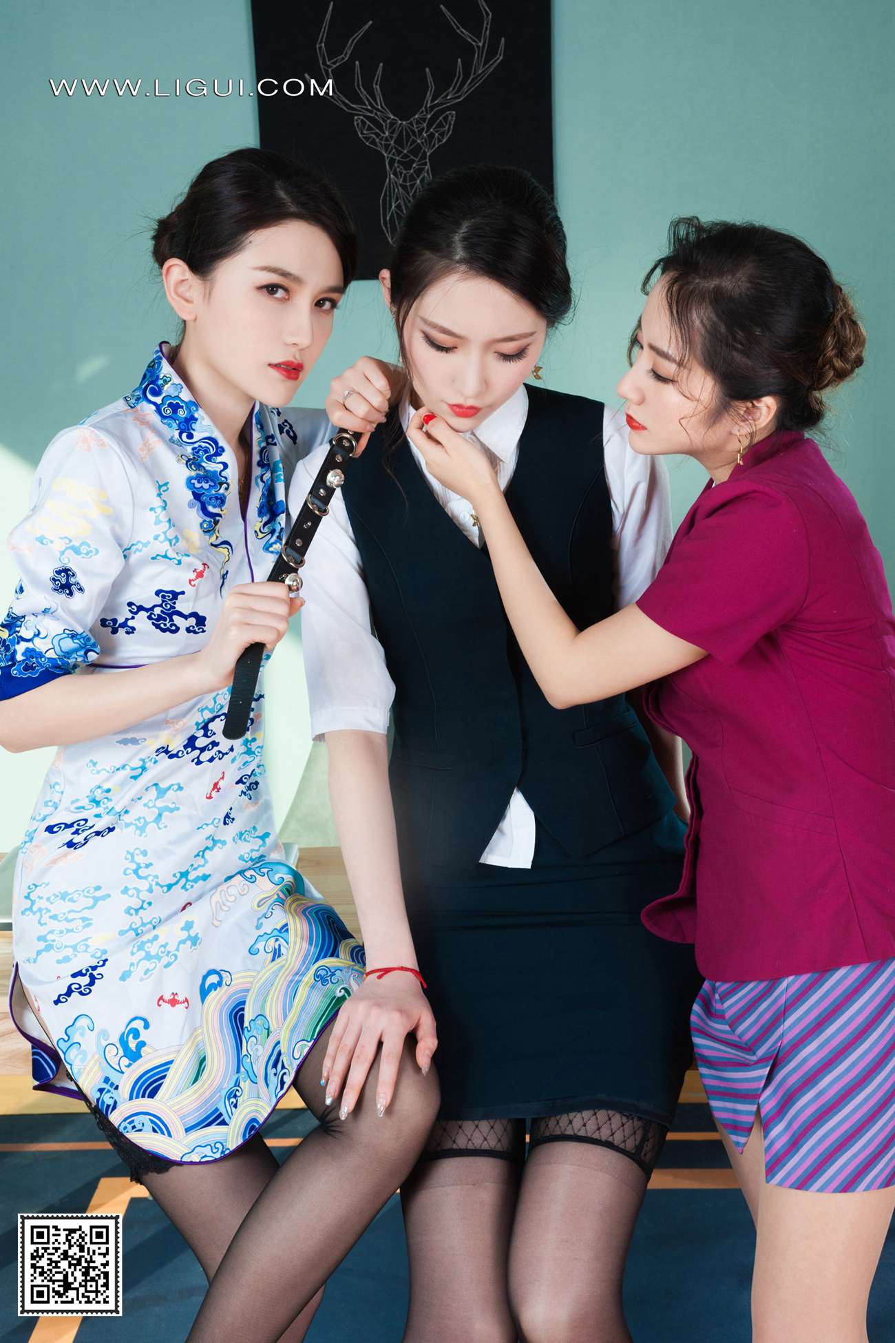 图片[4]-[Ligui丽柜]2022.05.02《三生三丝》阳阳&安娜&汐汐[80+1P] – 速更版-美库