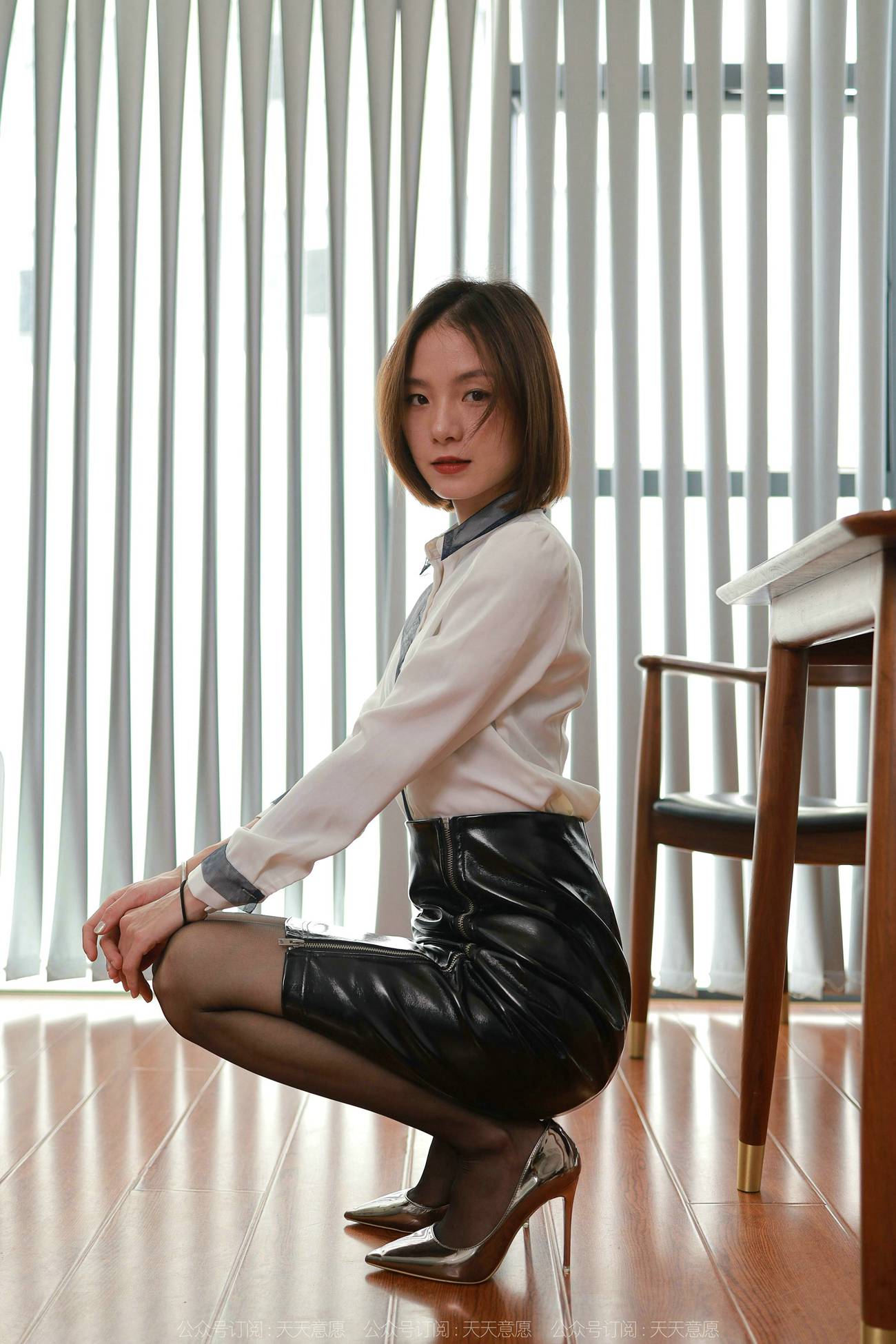 图片[41]-[IESS异思趣向] 2022.02.09 丝享家1000：小六《狂野嘿丝皮裙》[95P] – 速更版-美库