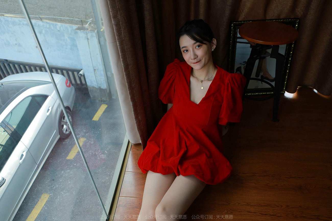 图片[52]-[IESS异思趣向] 2022.02.10 丝享家1001：秋秋《跨年夜性感红裙》[91P] – 速更版-美库