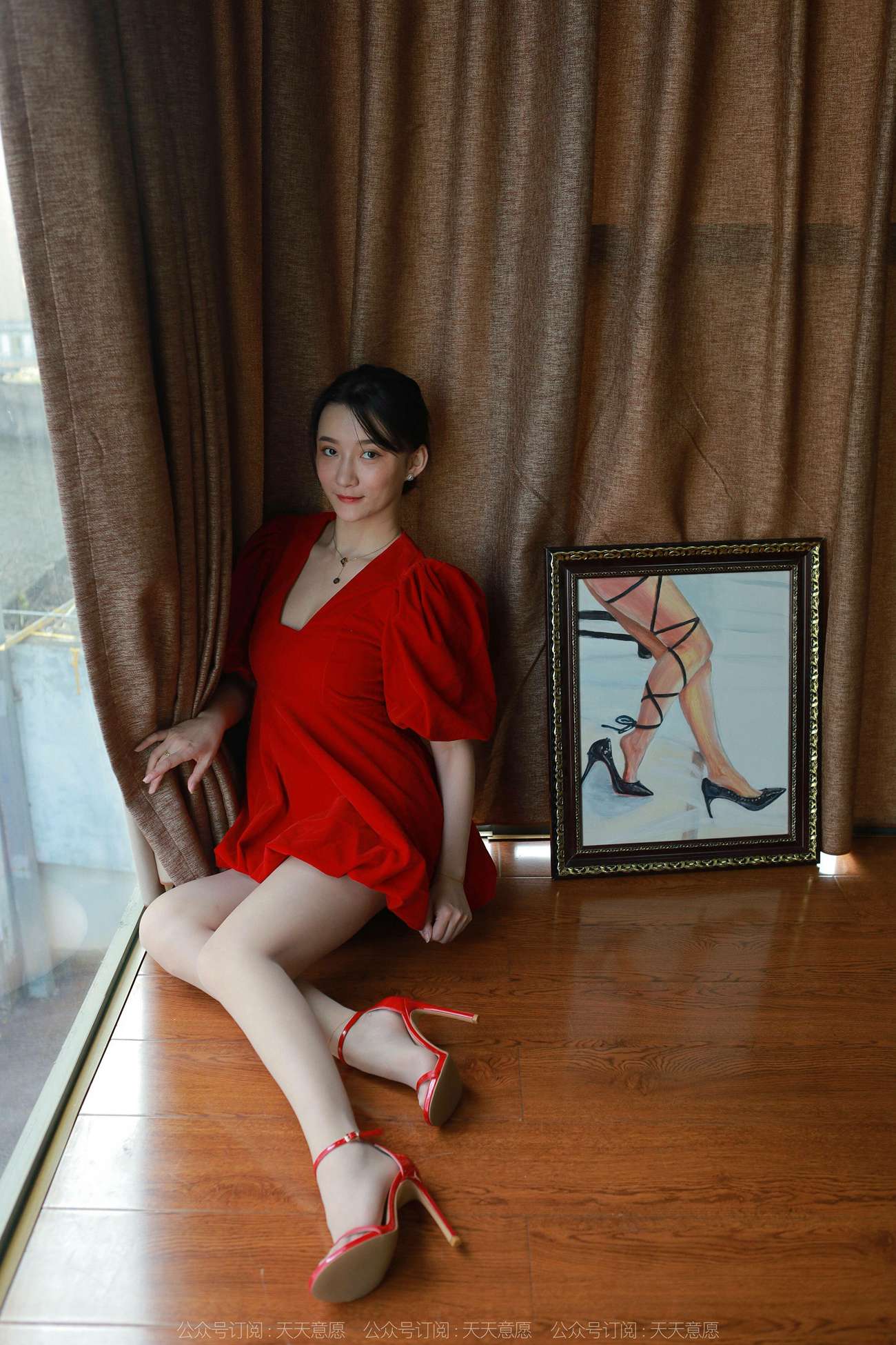 图片[61]-[IESS异思趣向] 2022.02.10 丝享家1001：秋秋《跨年夜性感红裙》[91P] – 速更版-美库