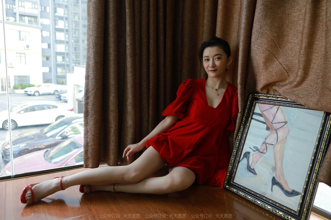 图片[73]-[IESS异思趣向] 2022.02.10 丝享家1001：秋秋《跨年夜性感红裙》[91P] – 速更版-美库