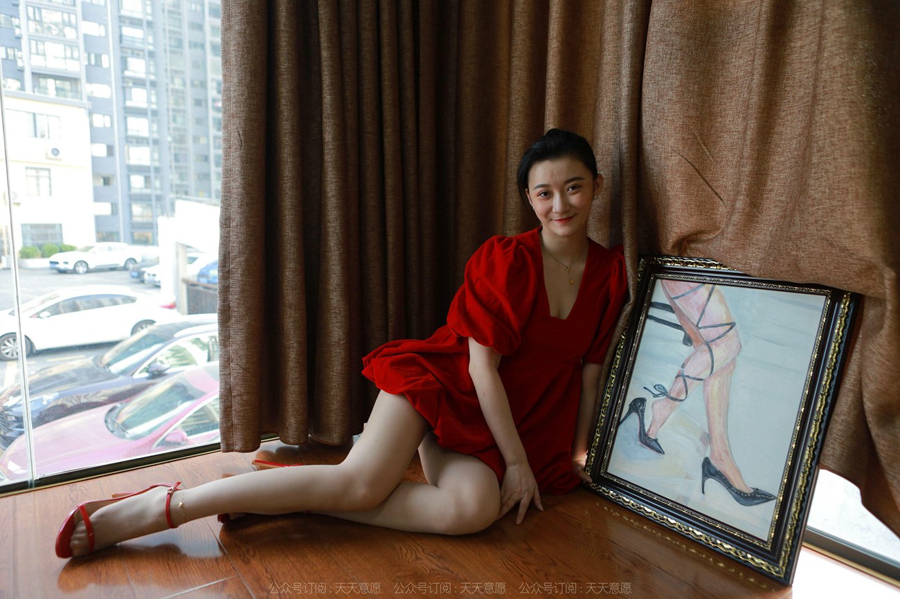 图片[74]-[IESS异思趣向] 2022.02.10 丝享家1001：秋秋《跨年夜性感红裙》[91P] – 速更版-美库