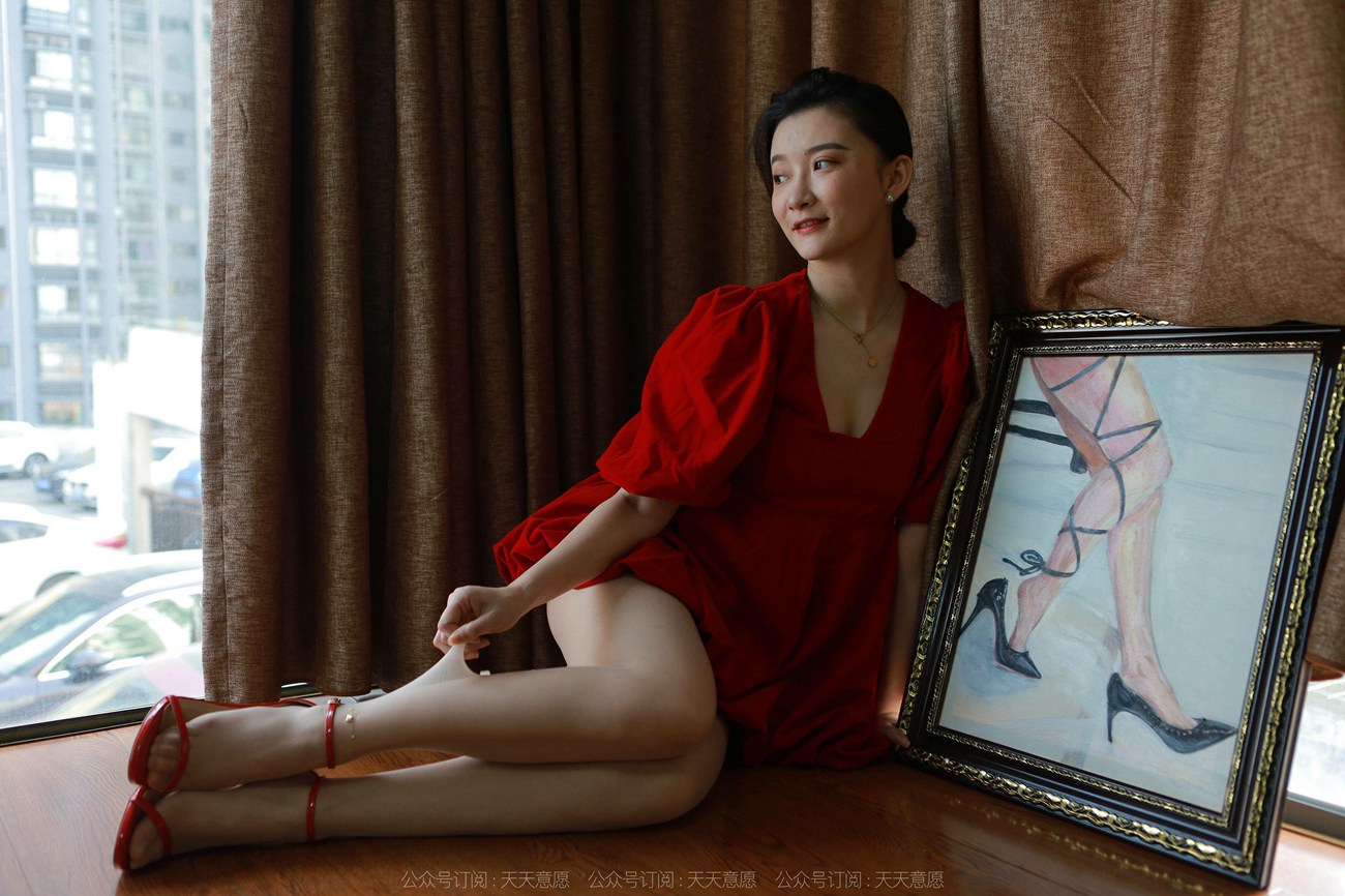 图片[77]-[IESS异思趣向] 2022.02.10 丝享家1001：秋秋《跨年夜性感红裙》[91P] – 速更版-美库