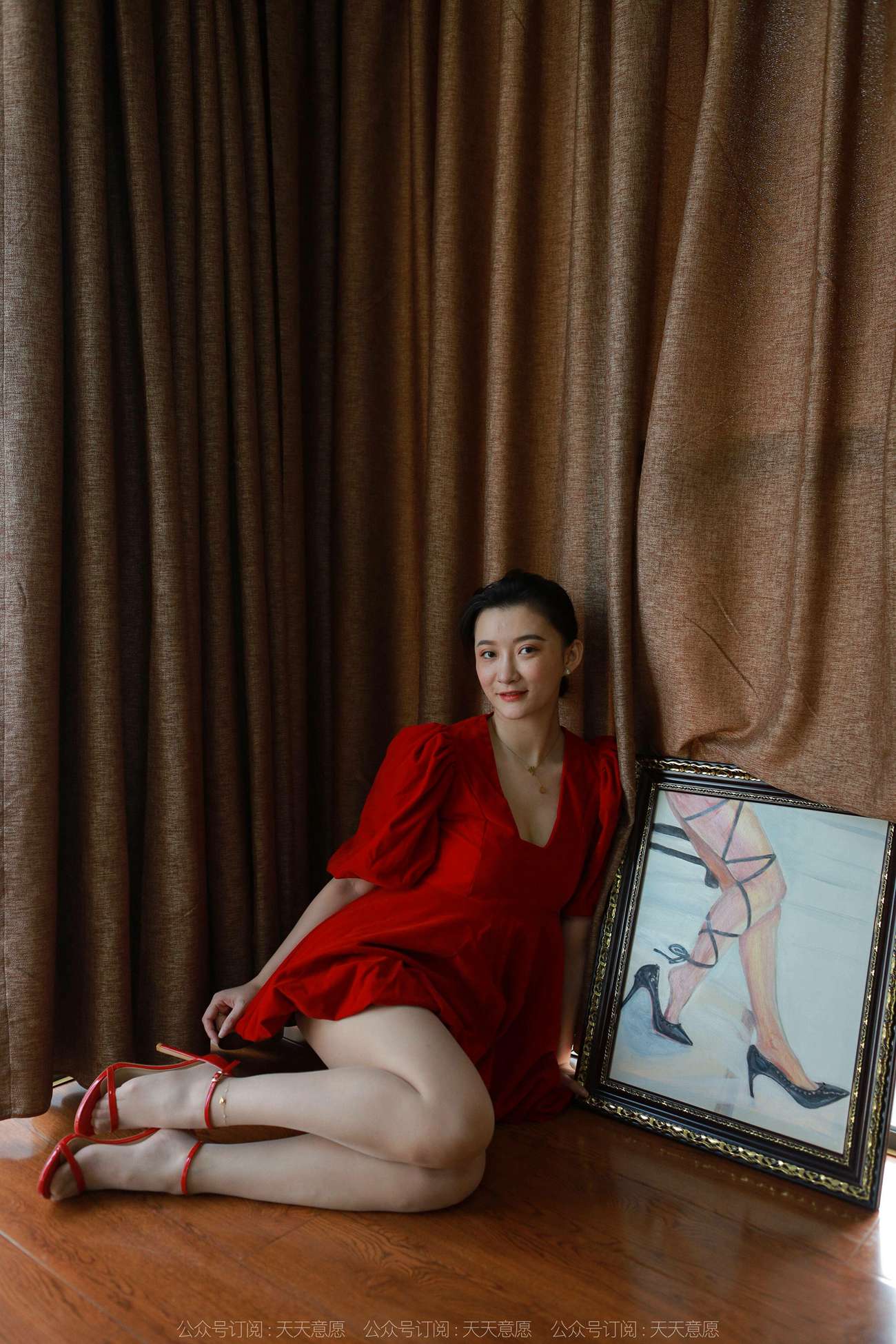 图片[78]-[IESS异思趣向] 2022.02.10 丝享家1001：秋秋《跨年夜性感红裙》[91P] – 速更版-美库