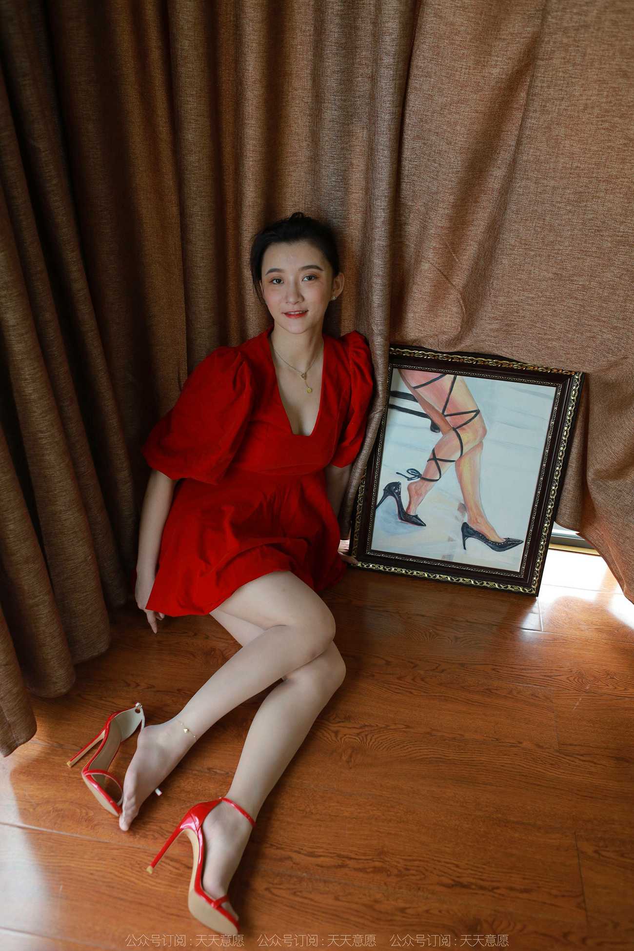 图片[89]-[IESS异思趣向] 2022.02.10 丝享家1001：秋秋《跨年夜性感红裙》[91P] – 速更版-美库