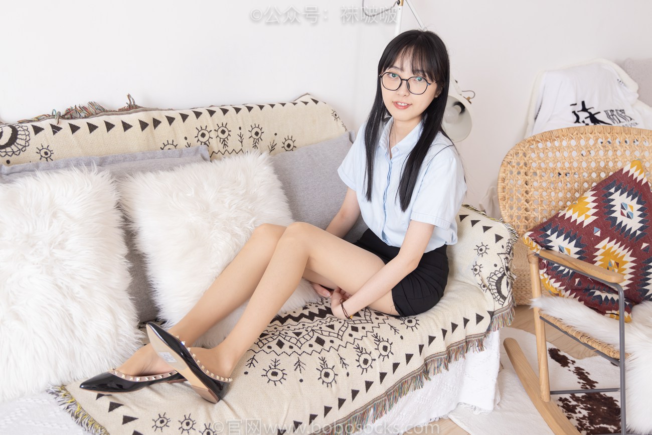图片[42]-[BoBoSocks袜啵啵]NO.076 稚予-建行制服、平底鞋、肉丝[134P] – 速更版-美库