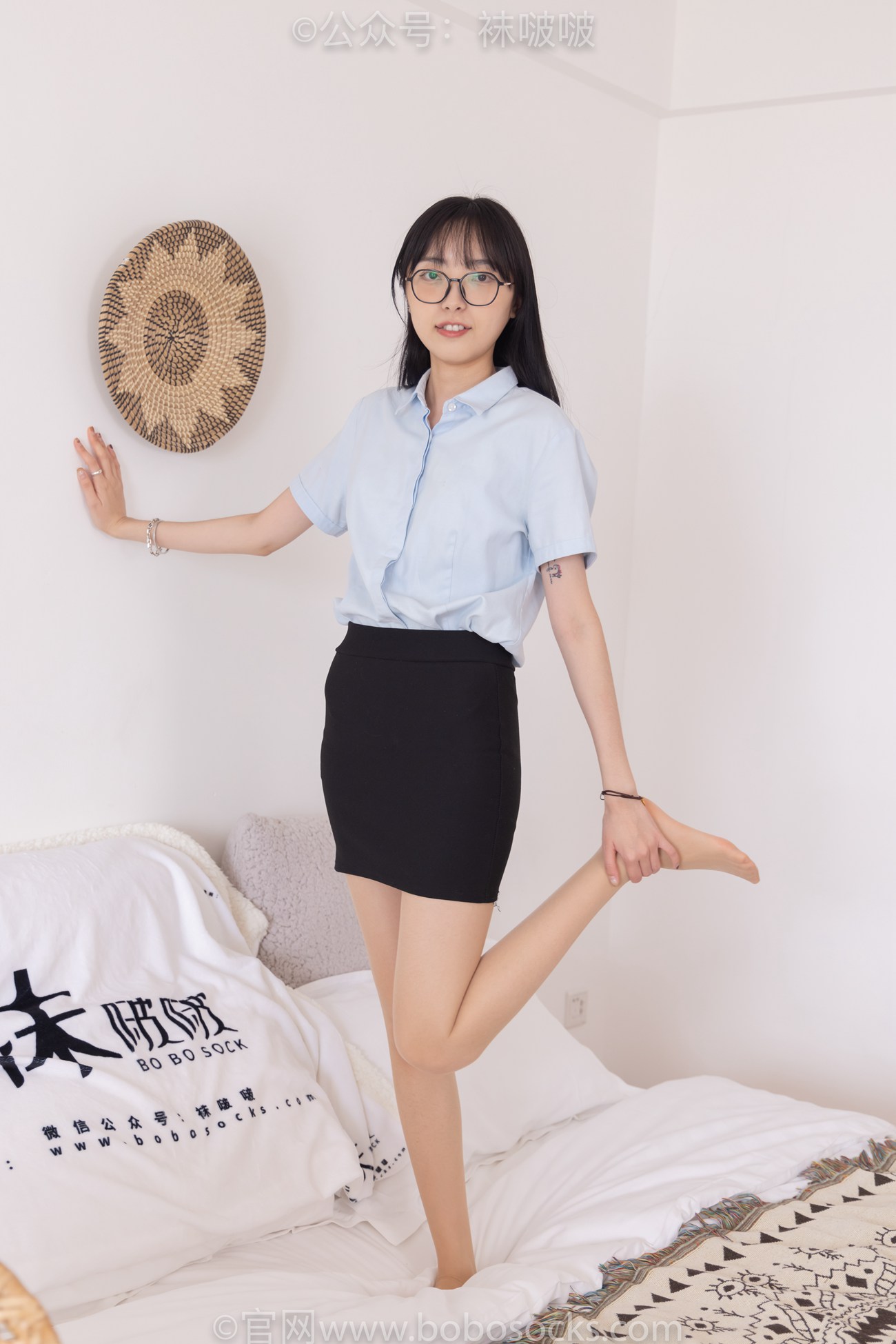 图片[105]-[BoBoSocks袜啵啵]NO.076 稚予-建行制服、平底鞋、肉丝[134P] – 速更版-美库