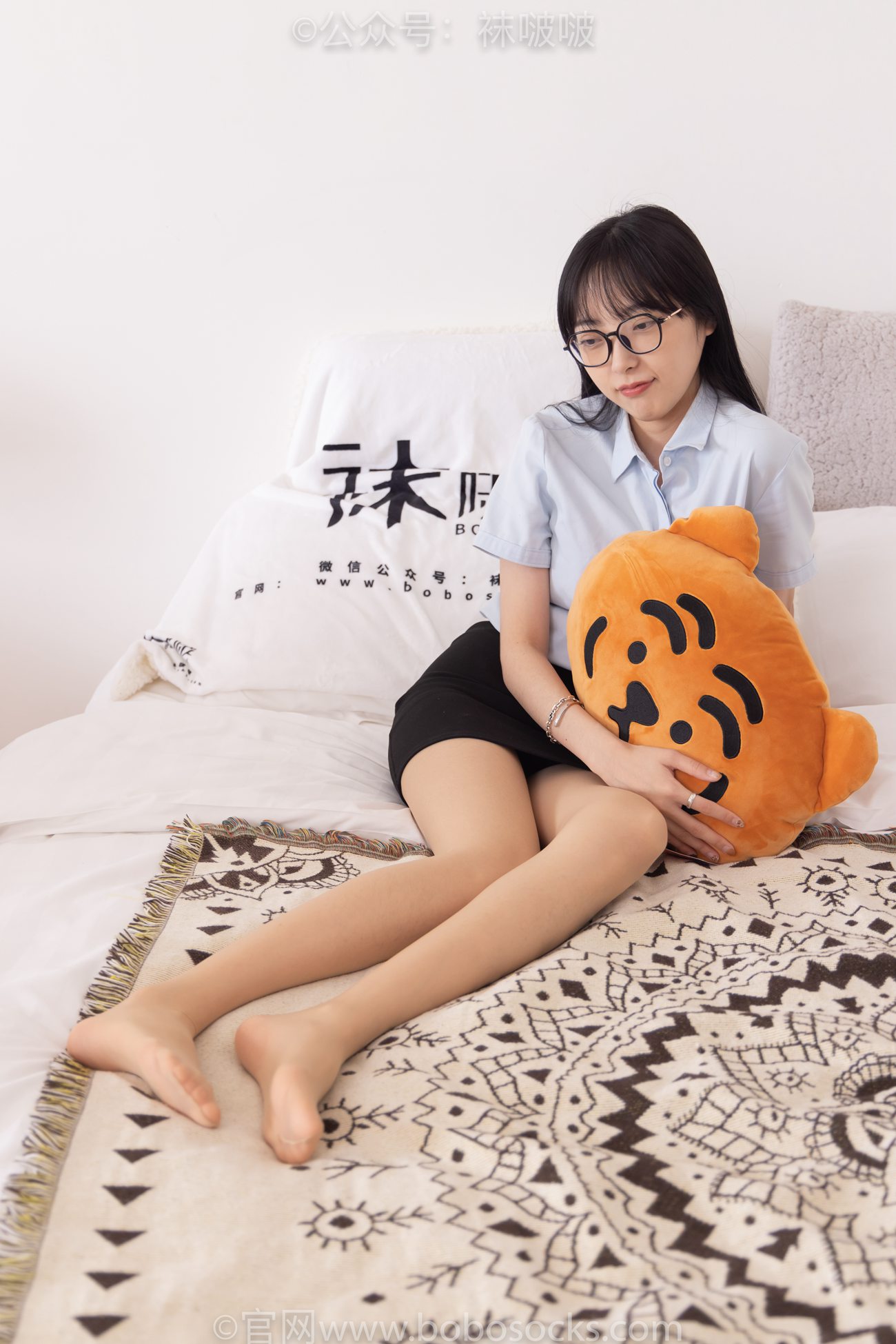 图片[124]-[BoBoSocks袜啵啵]NO.076 稚予-建行制服、平底鞋、肉丝[134P] – 速更版-美库