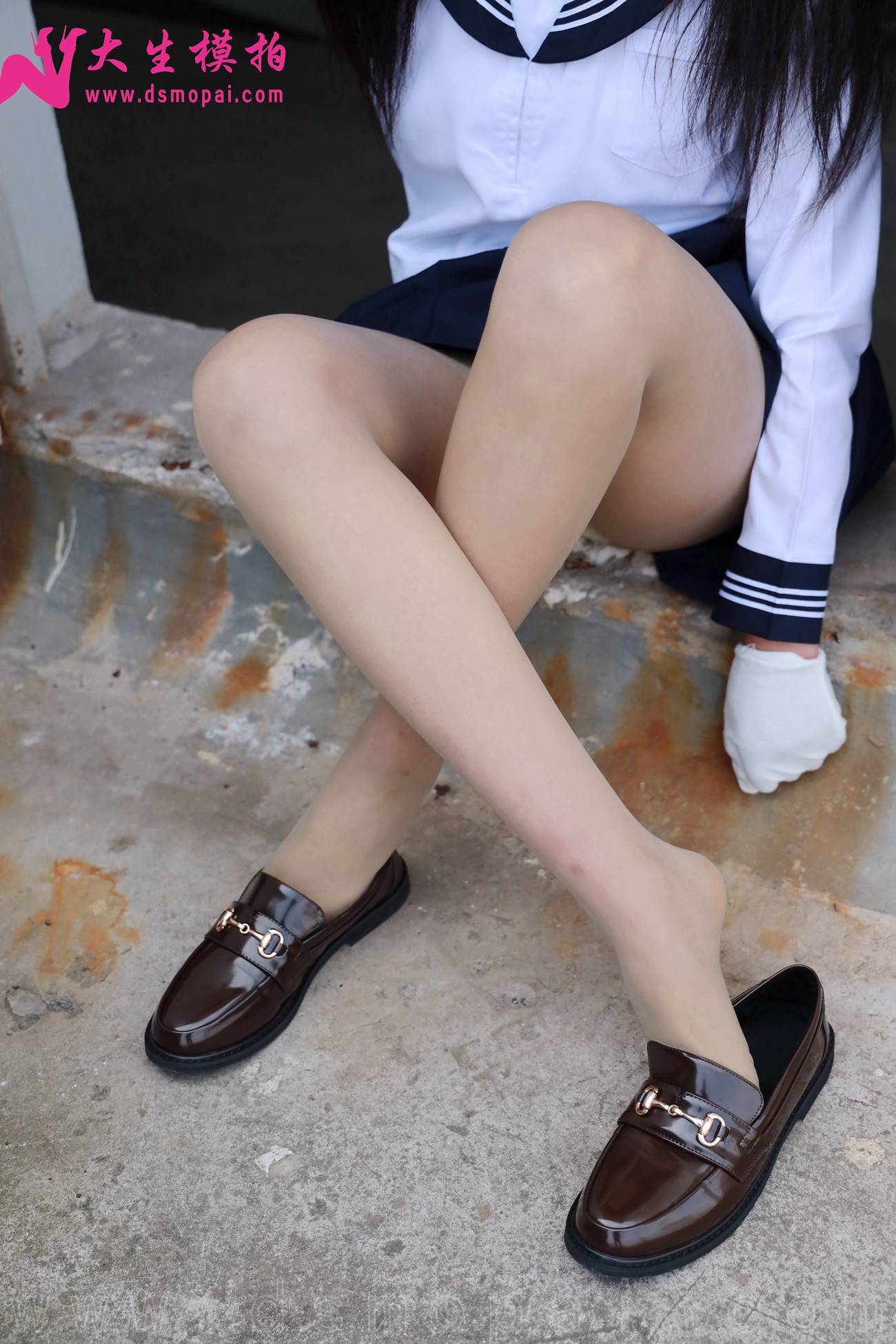 图片[20]-大生模拍 NO.269 梦梦 双马尾JK无内[63P] – 速更版-美库